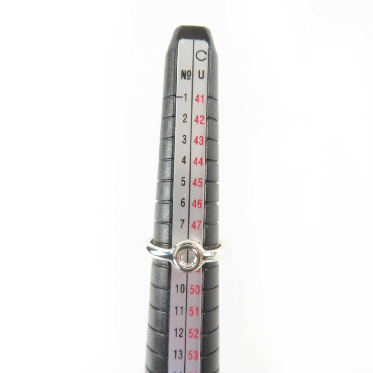 Hermes Silver 925 Band Ring (Pre-Owned)