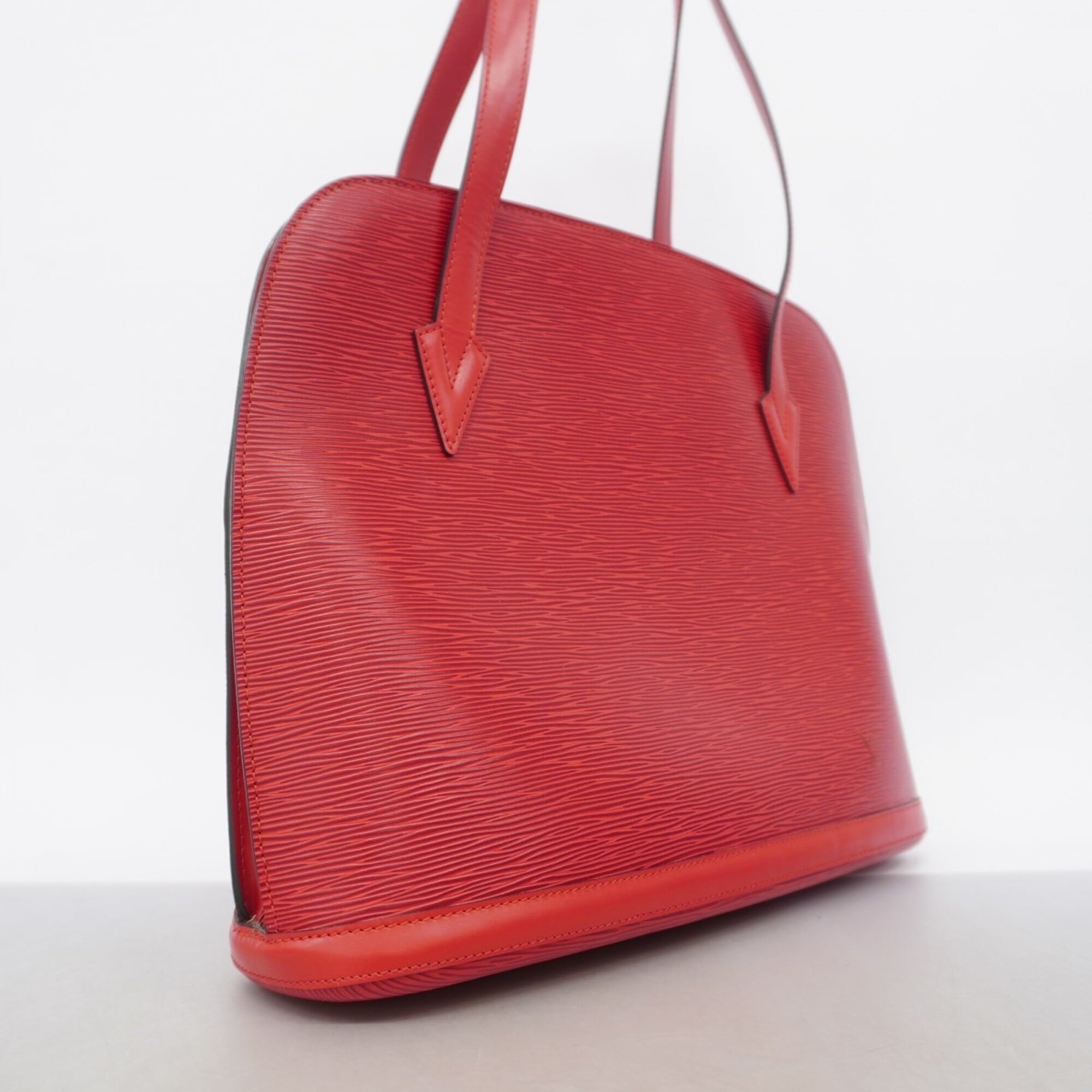 Louis Vuitton Castilian Red Shoulder Bag (Pre-Owned)