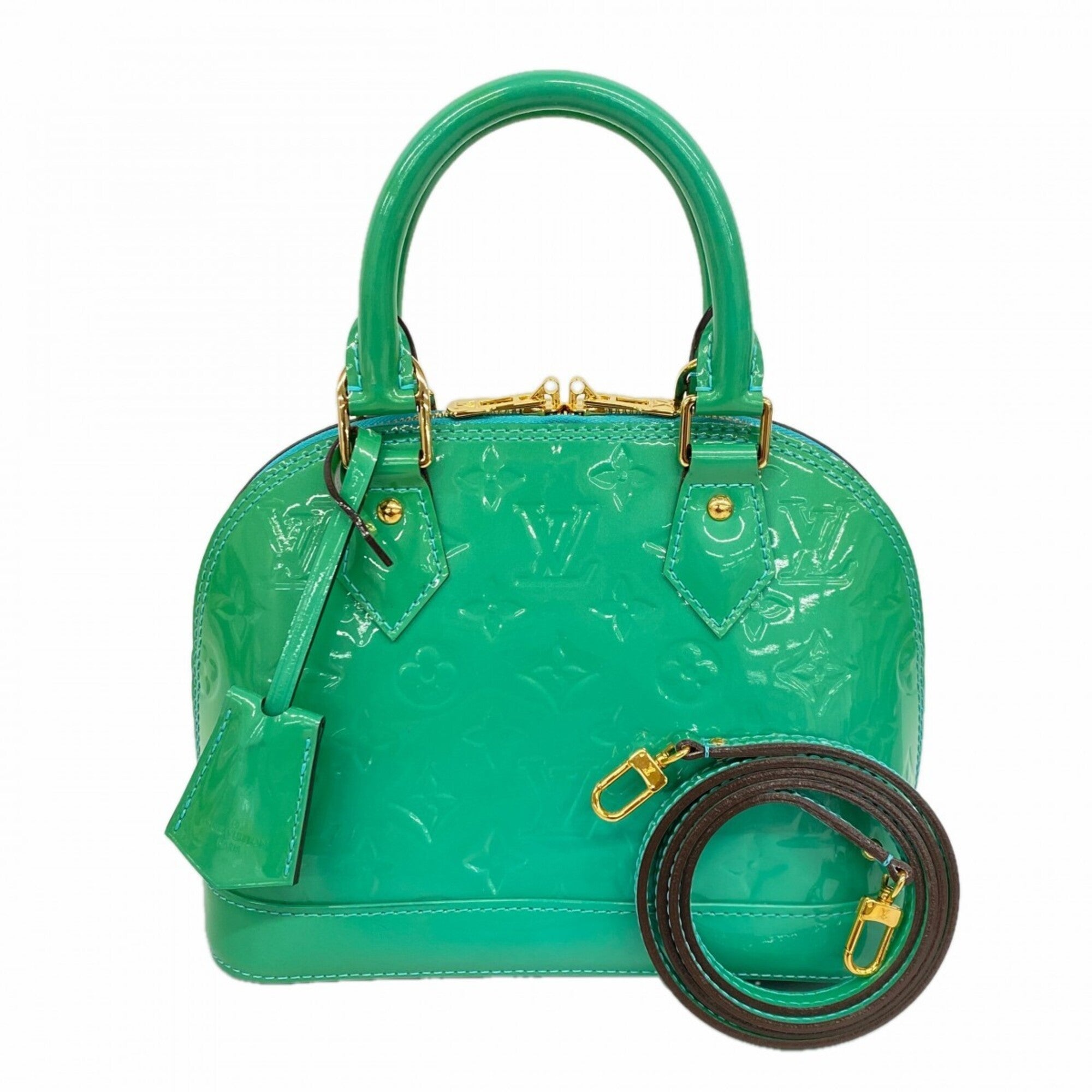 Louis Vuitton Blue Handbag (Pre-Owned)