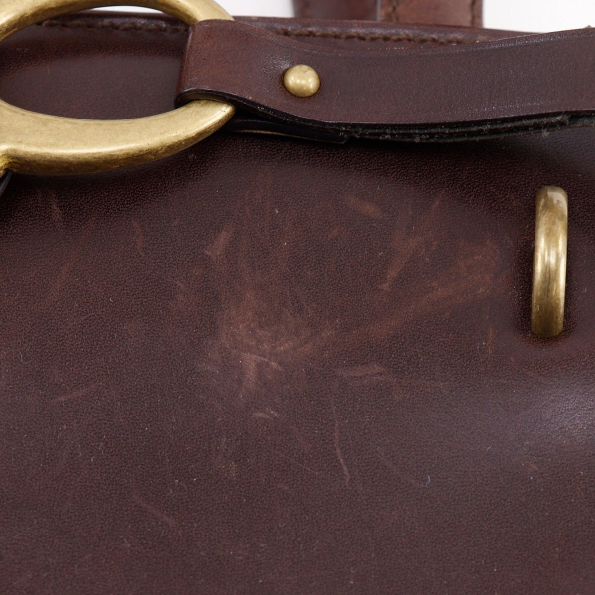 Bally Brown Leather Tote Bag (Pre-Owned)