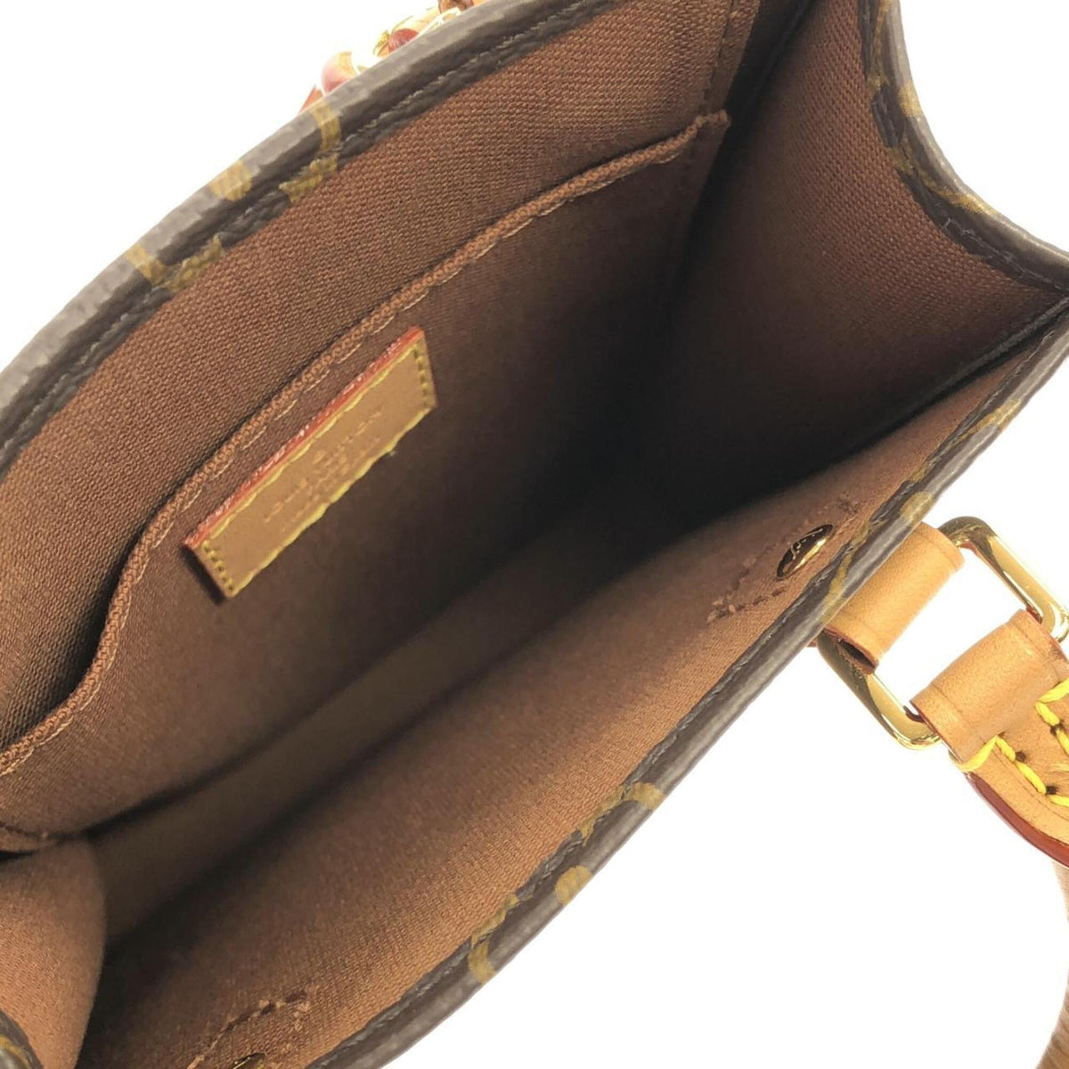 Louis Vuitton Marron Coated Canvas Handbag (Pre-Owned)