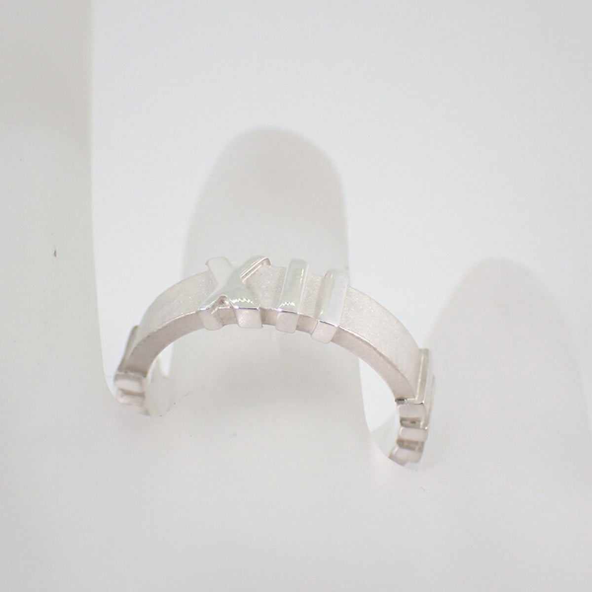 Tiffany Sterling Silver 925 Band Ring (Pre-Owned)
