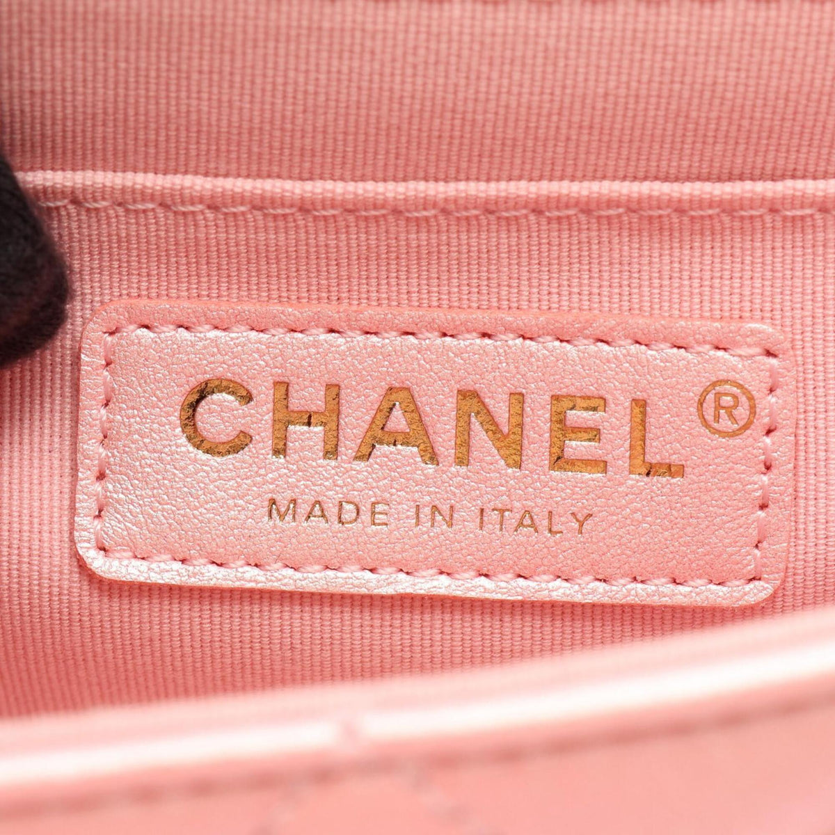 Chanel Pink Fabric Handbag Shoulder Bag (Pre-Owned)