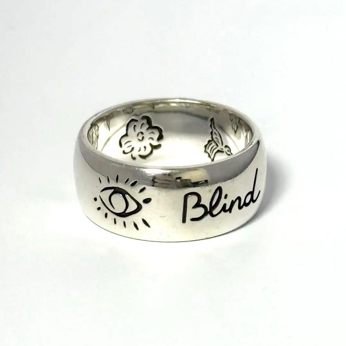Gucci Silver 925 Band Ring (Pre-Owned)