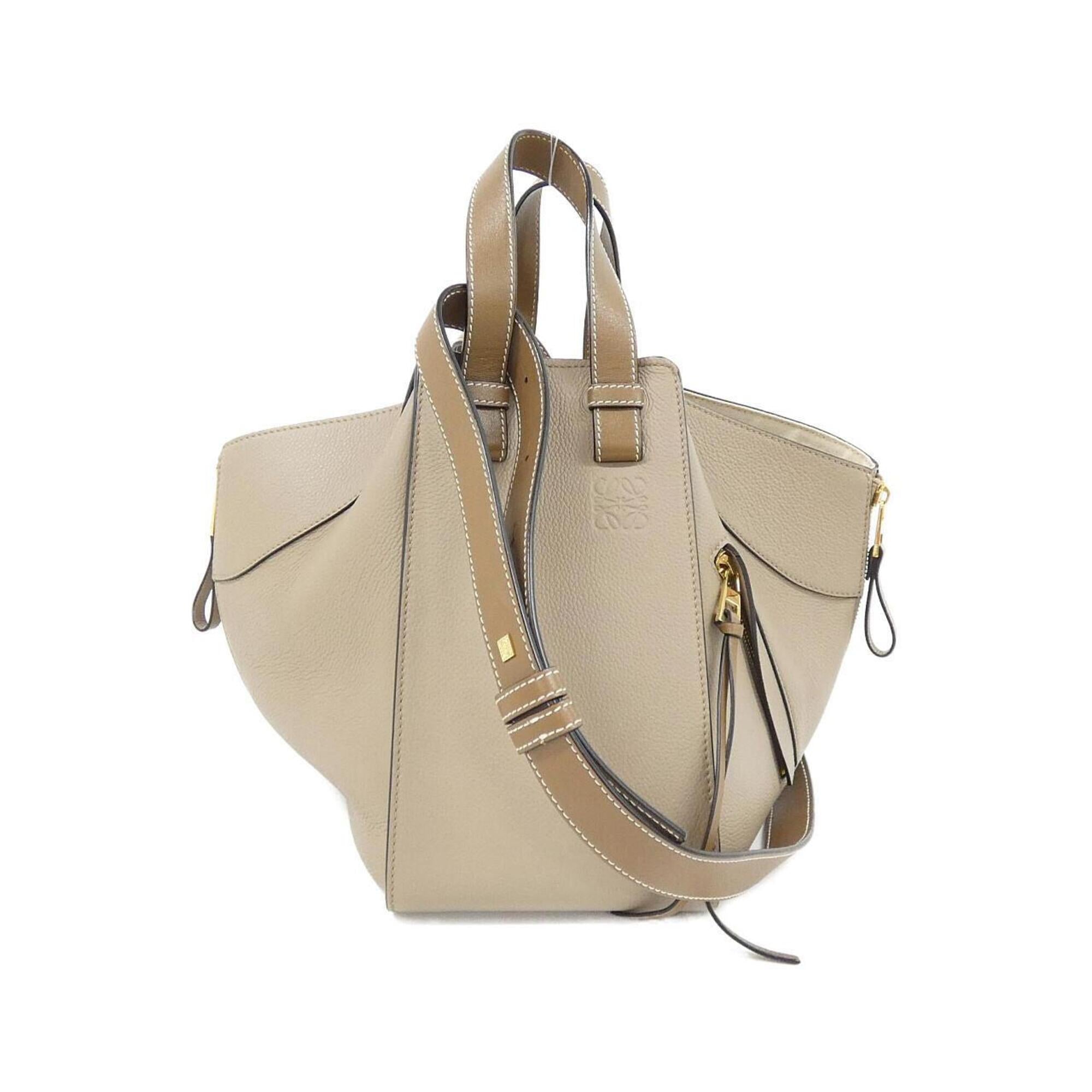 Loewe Hammock Beige Sand Leather Shoulder Bag (Pre-Owned)