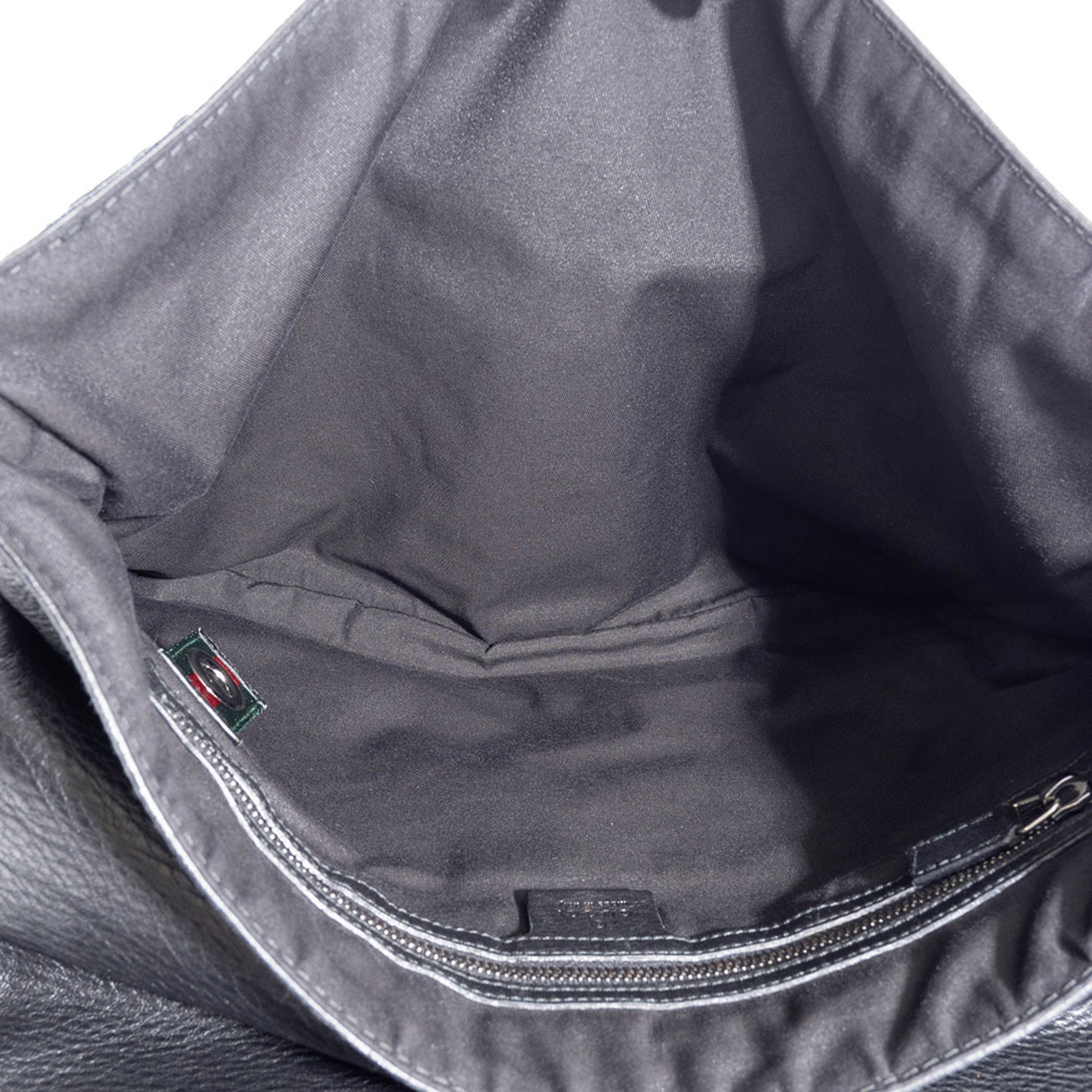 Gucci Black Leather Shoulder Bag (Pre-Owned)