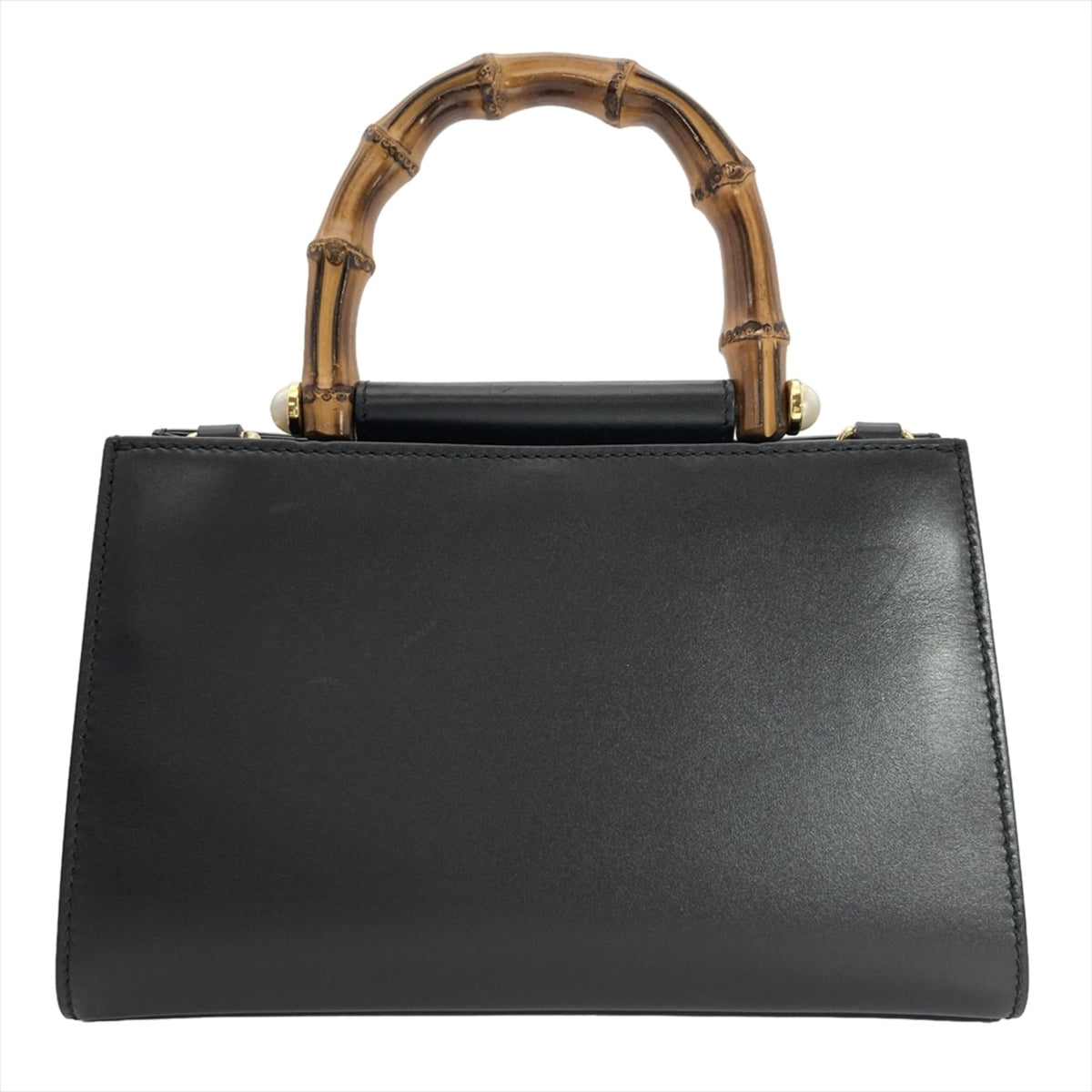 Gucci Black Leather Handbag (Pre-Owned)