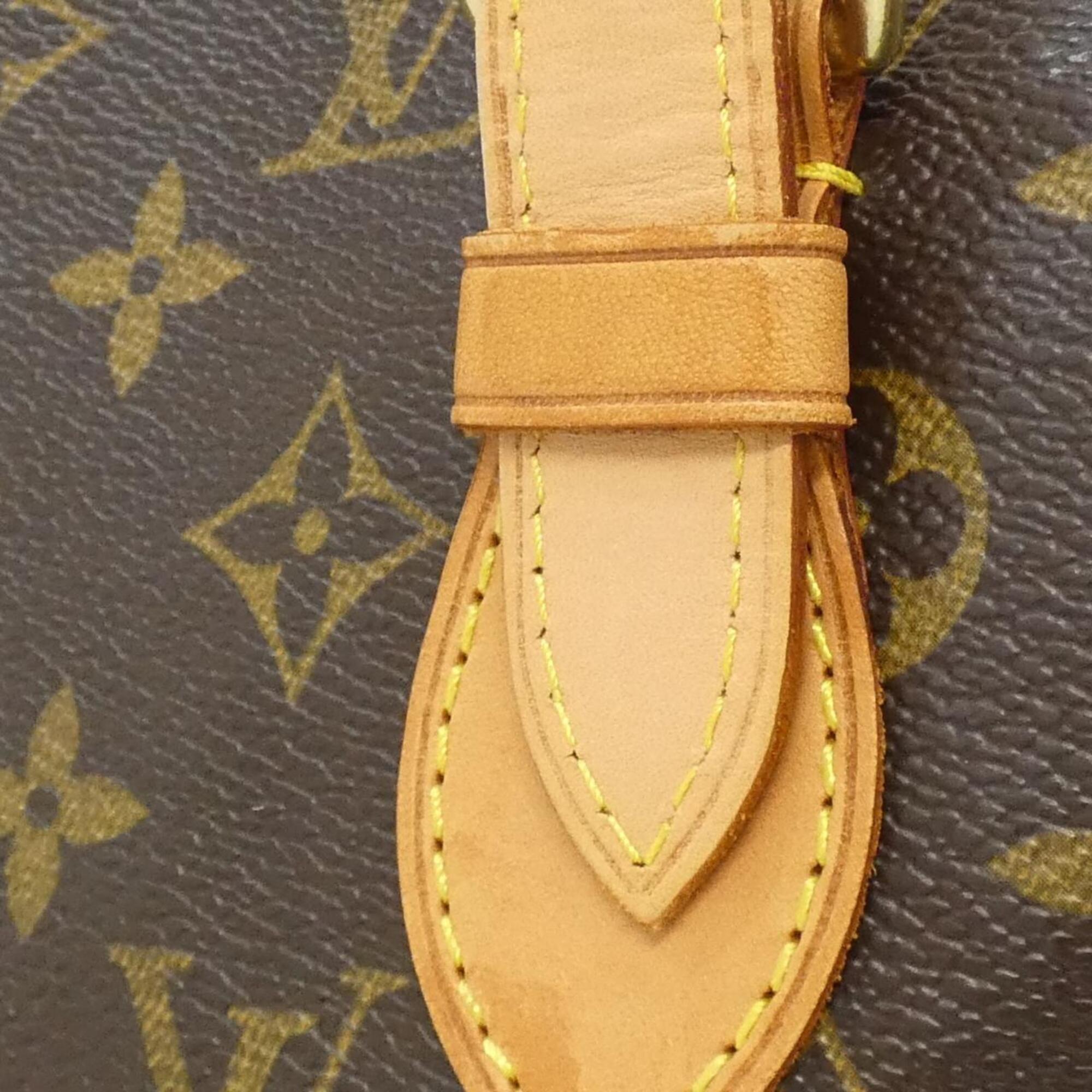 Louis Vuitton Monogram Marron Coated Canvas Shoulder Bag (Pre-Owned)