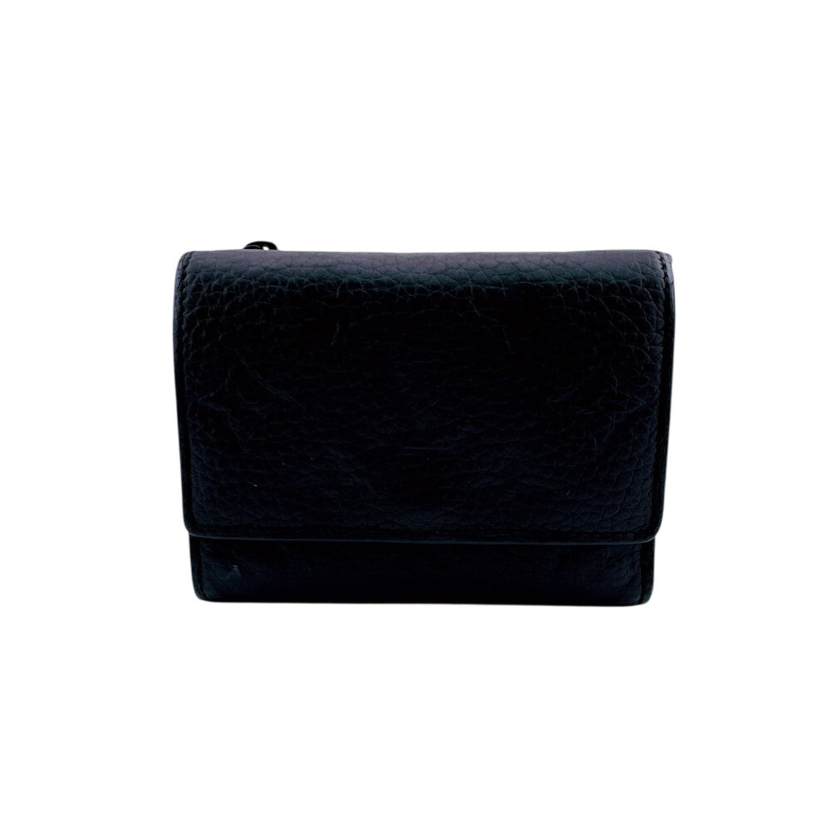 Louis Vuitton Black Leather Wallet (Bi-Fold) (Pre-Owned)