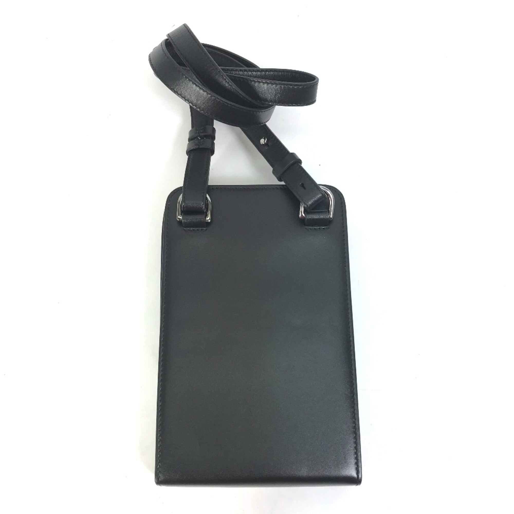 Christian Dior Black Leather Shoulder Bag (Pre-Owned)