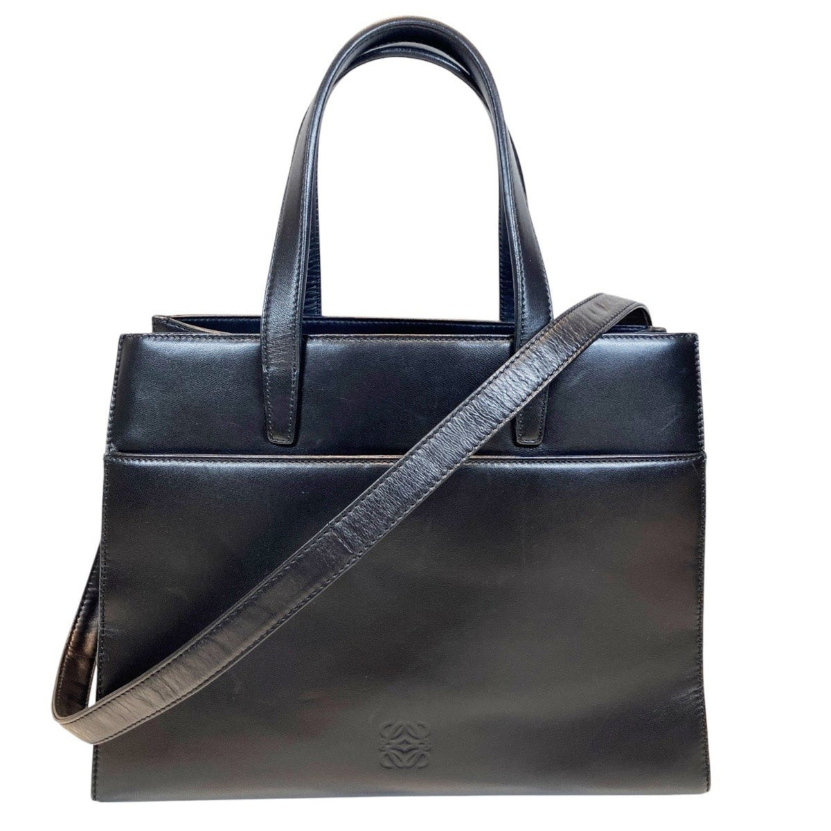 Loewe Black Leather Handbag (Pre-Owned)