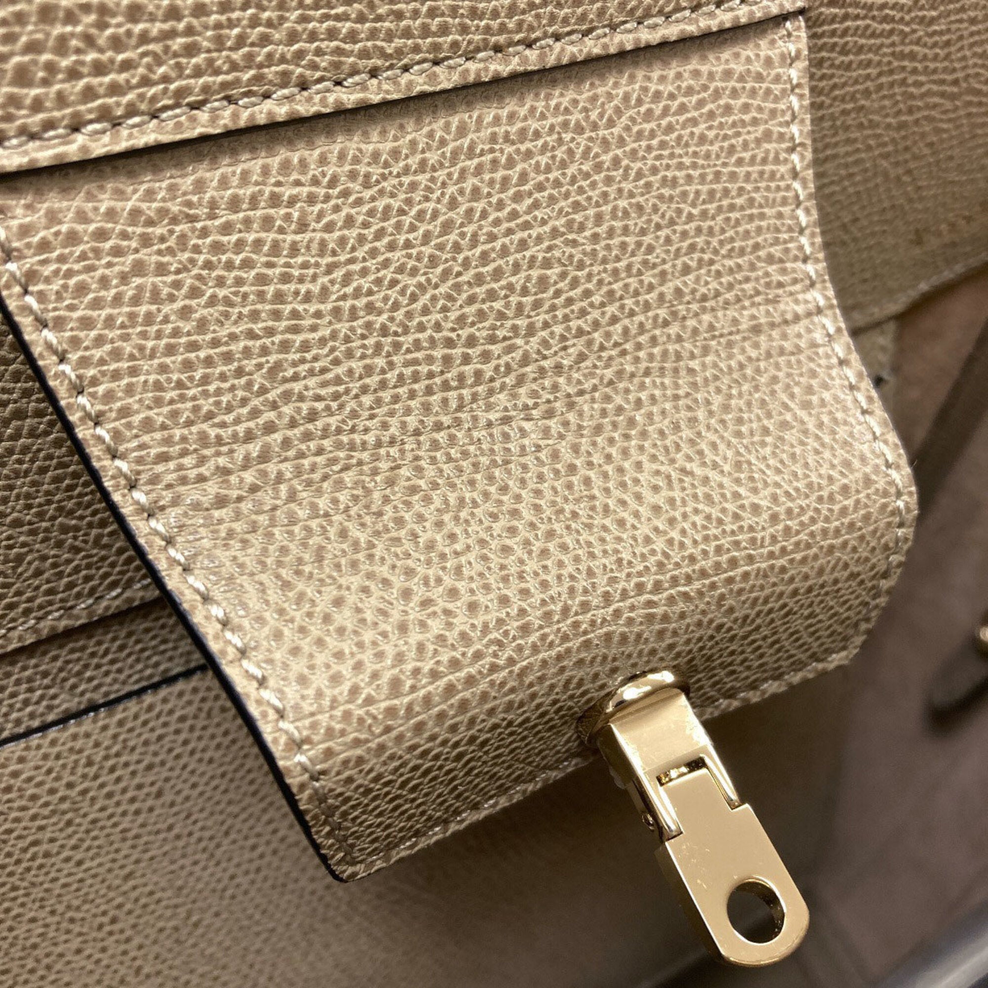 Valextra Brown Leather Shoulder Bag (Pre-Owned)