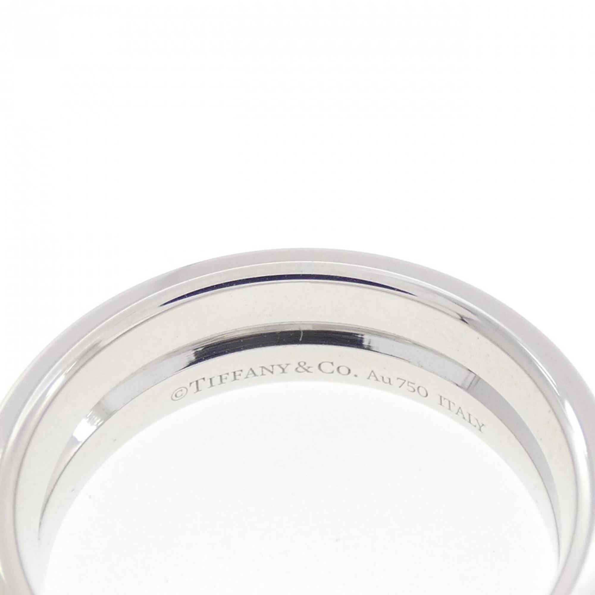 Tiffany White Gold (18K) Band Ring (Pre-Owned)