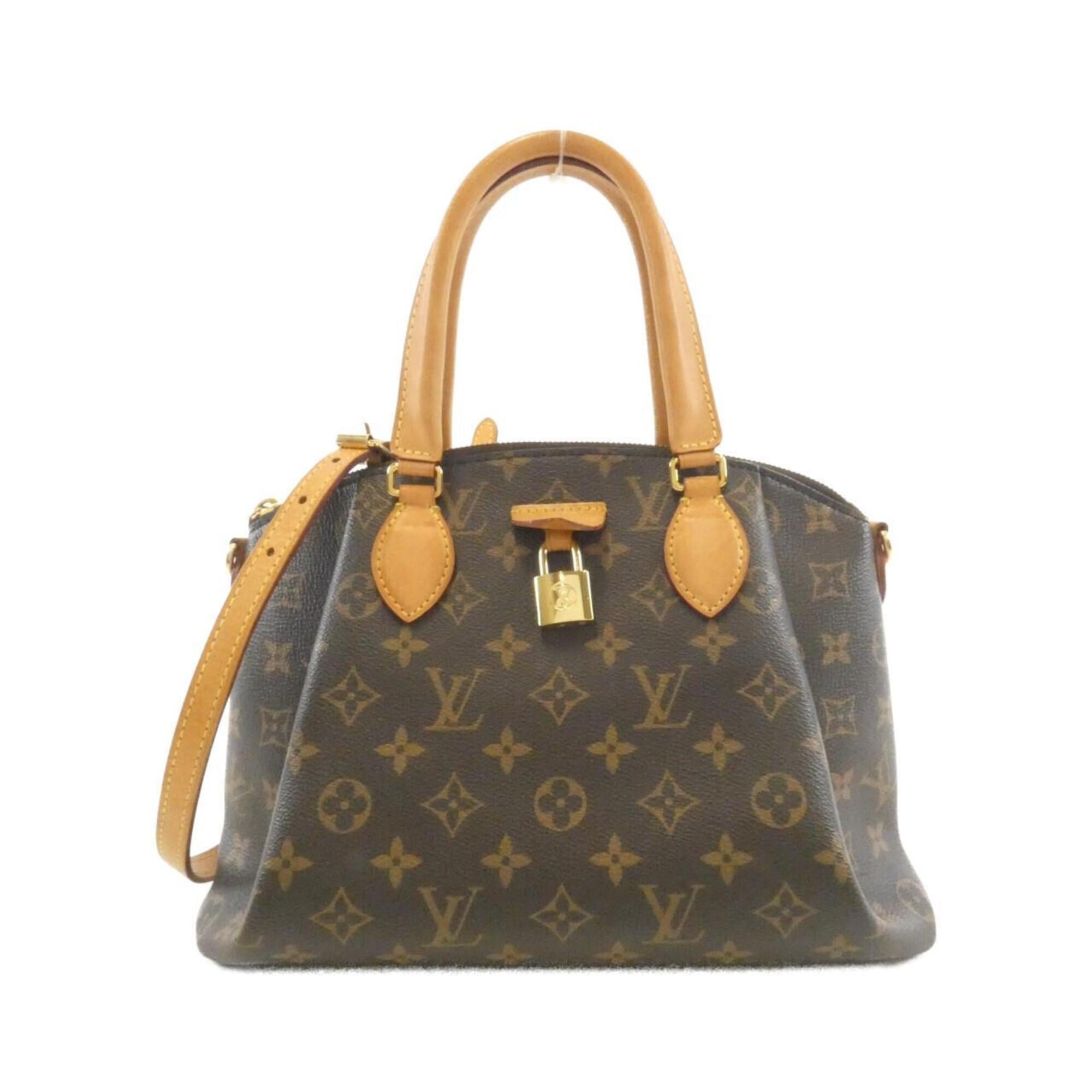 Louis Vuitton Marron Coated Canvas Handbag (Pre-Owned)
