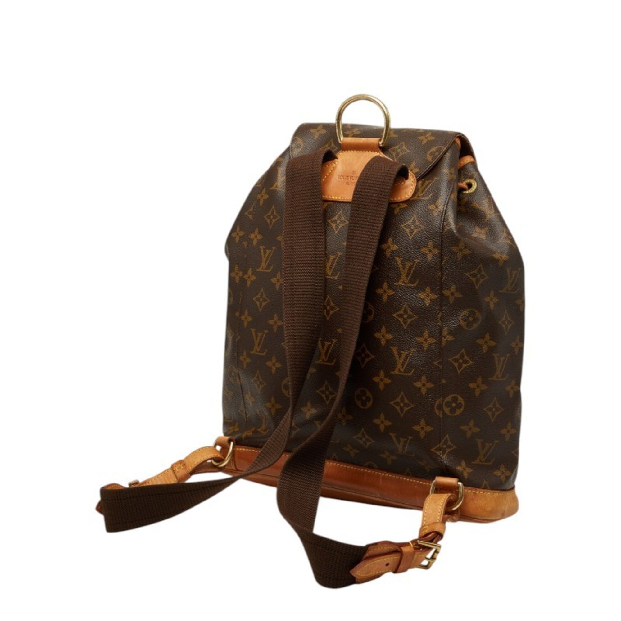 Louis Vuitton Brown Pvc Leather Backpack (Pre-Owned)