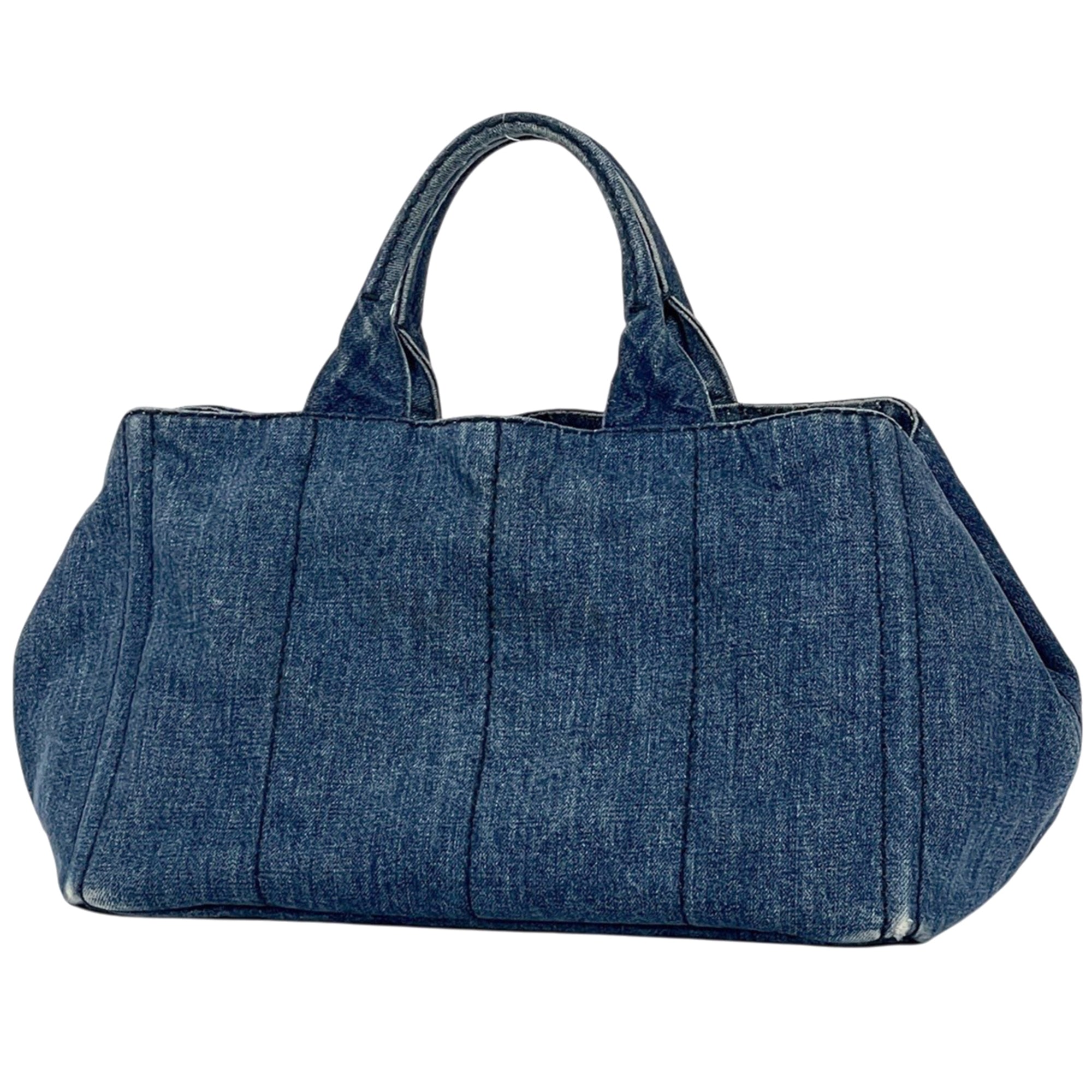 Prada Navy Denim Tote Bag (Pre-Owned)