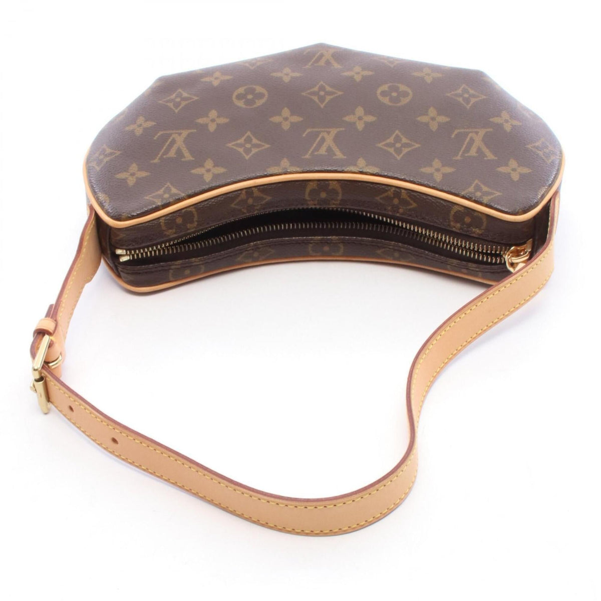 Louis Vuitton Brown Monogram Monogram Leather Handbag Pochette Shoulder Bag (Pre-Owned)