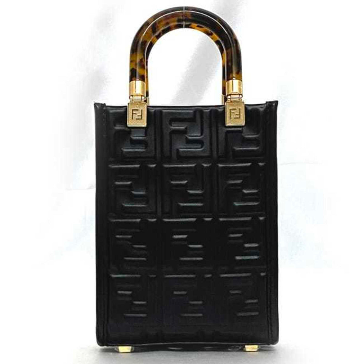 Fendi Black Leather Handbag (Pre-Owned)