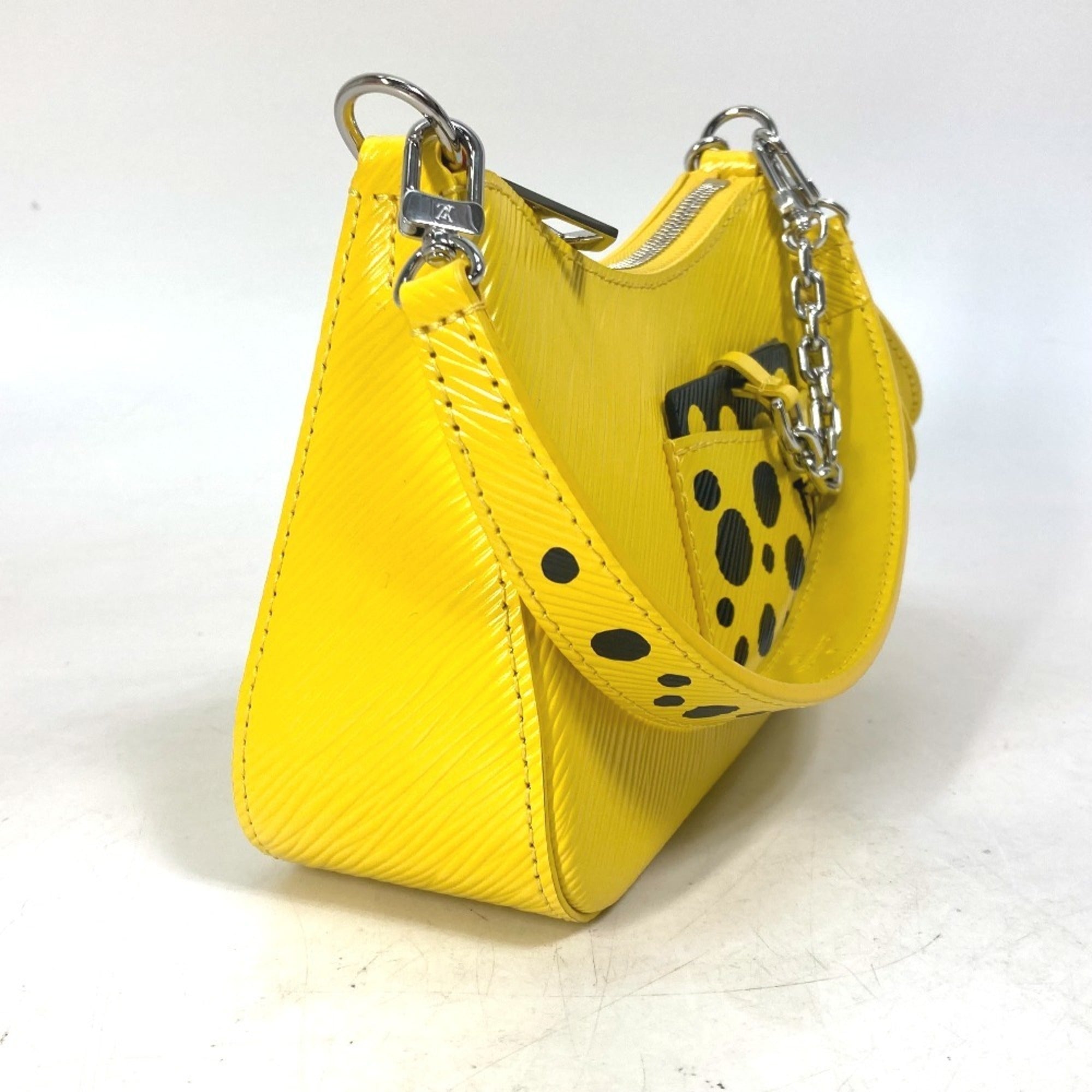 Louis Vuitton Black Jaune Yellow Epi Leather Handbag Shoulder Bag (Pre-Owned)