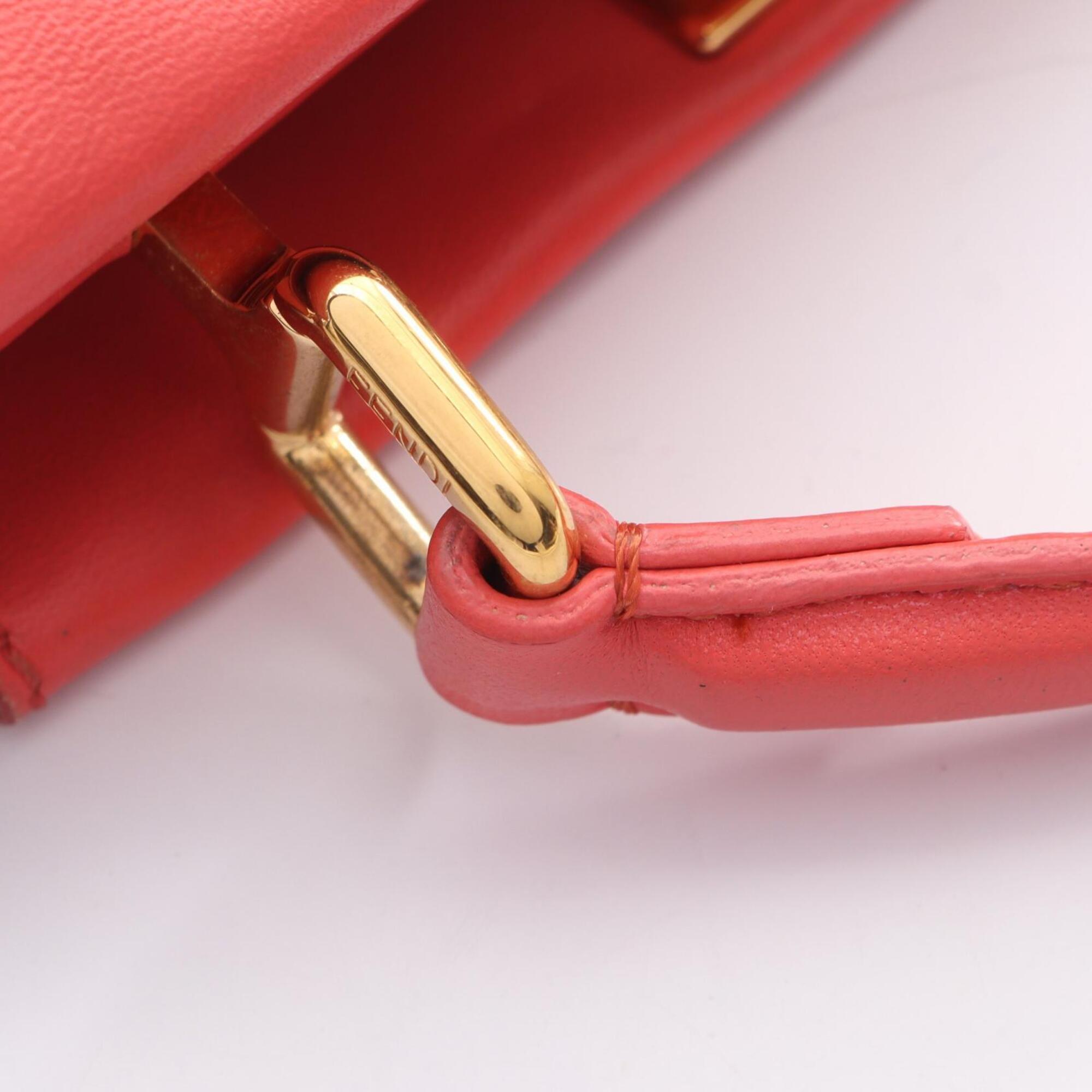 Fendi Pink Leather Handbag (Pre-Owned)