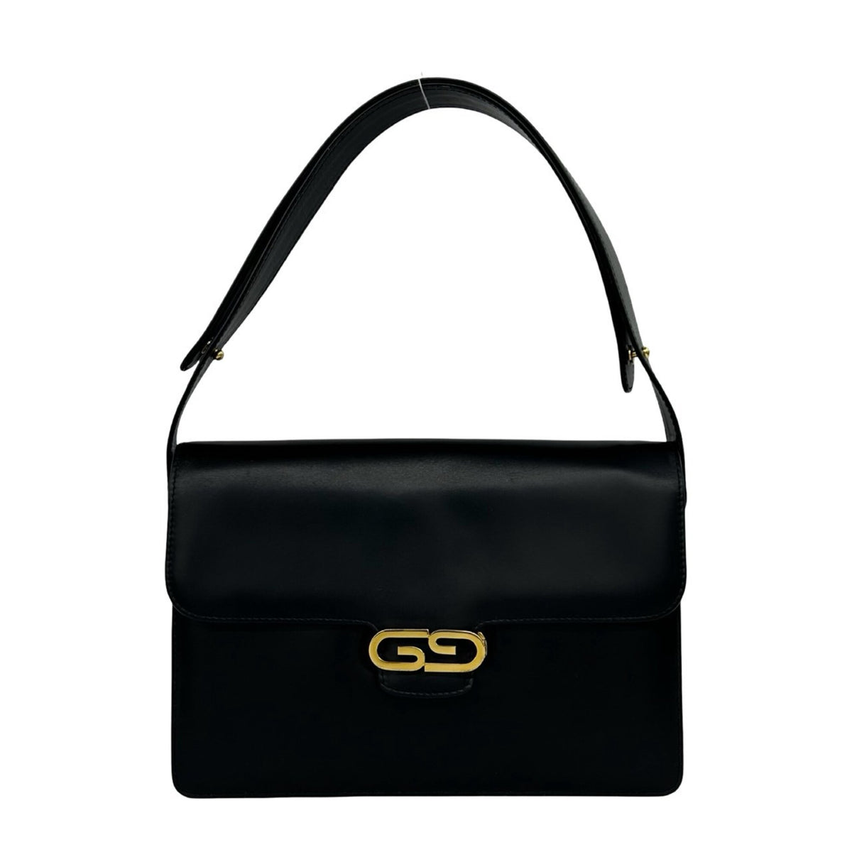 Gucci Black Leather Handbag Shoulder Bag (Pre-Owned)