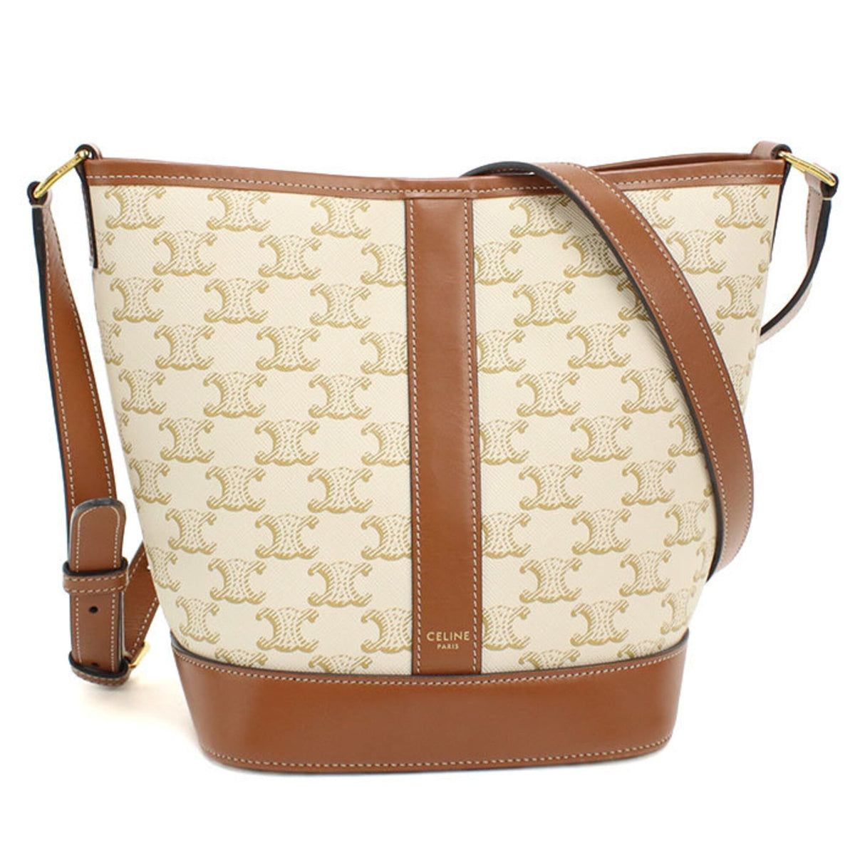 Celine White Pvc Shoulder Bag (Pre-Owned)