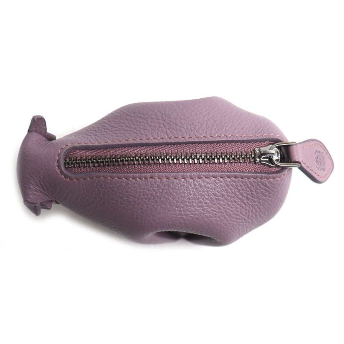 Loewe Purple Leather Coin Purse/Coin Case (Pre-Owned)