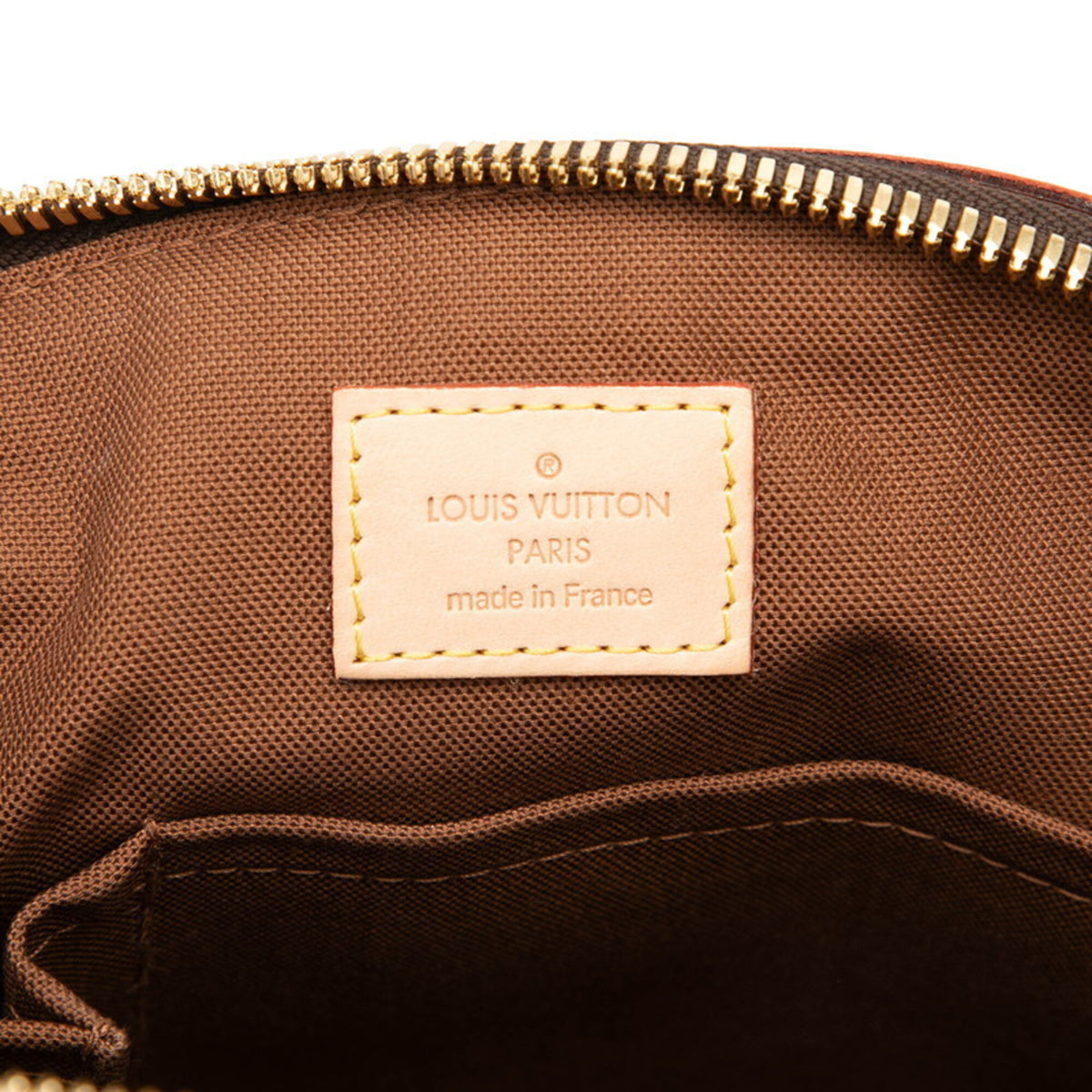 Louis Vuitton Brown Pvc Leather Handbag (Pre-Owned)