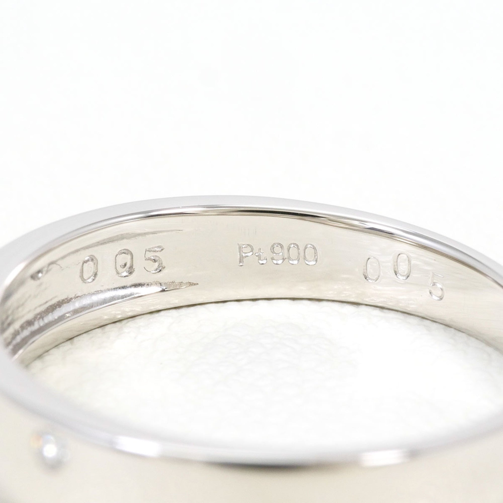 Unbranded Blue Platinum Platinum 900 Band Ring (Pre-Owned)