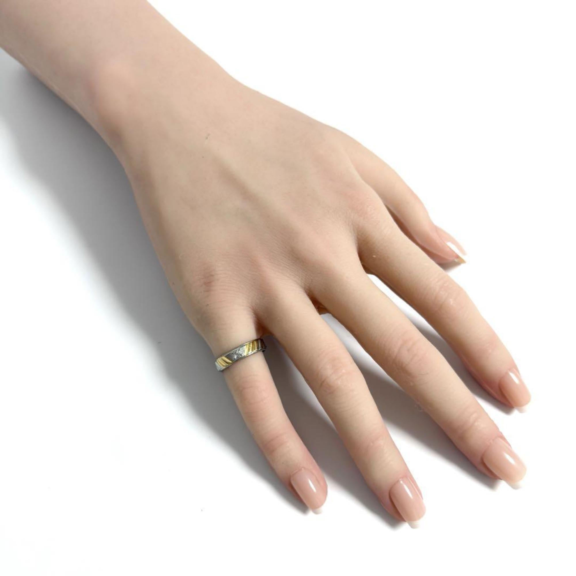 Celine Yellow Gold (18K) Platinum 950 Band Ring (Pre-Owned)