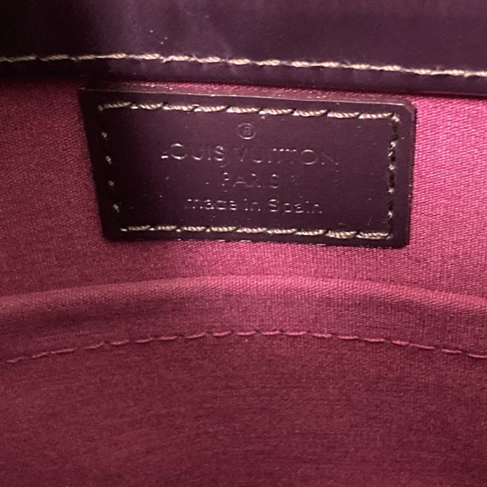 Louis Vuitton Violet Monogram Mat Handbag (Pre-Owned)