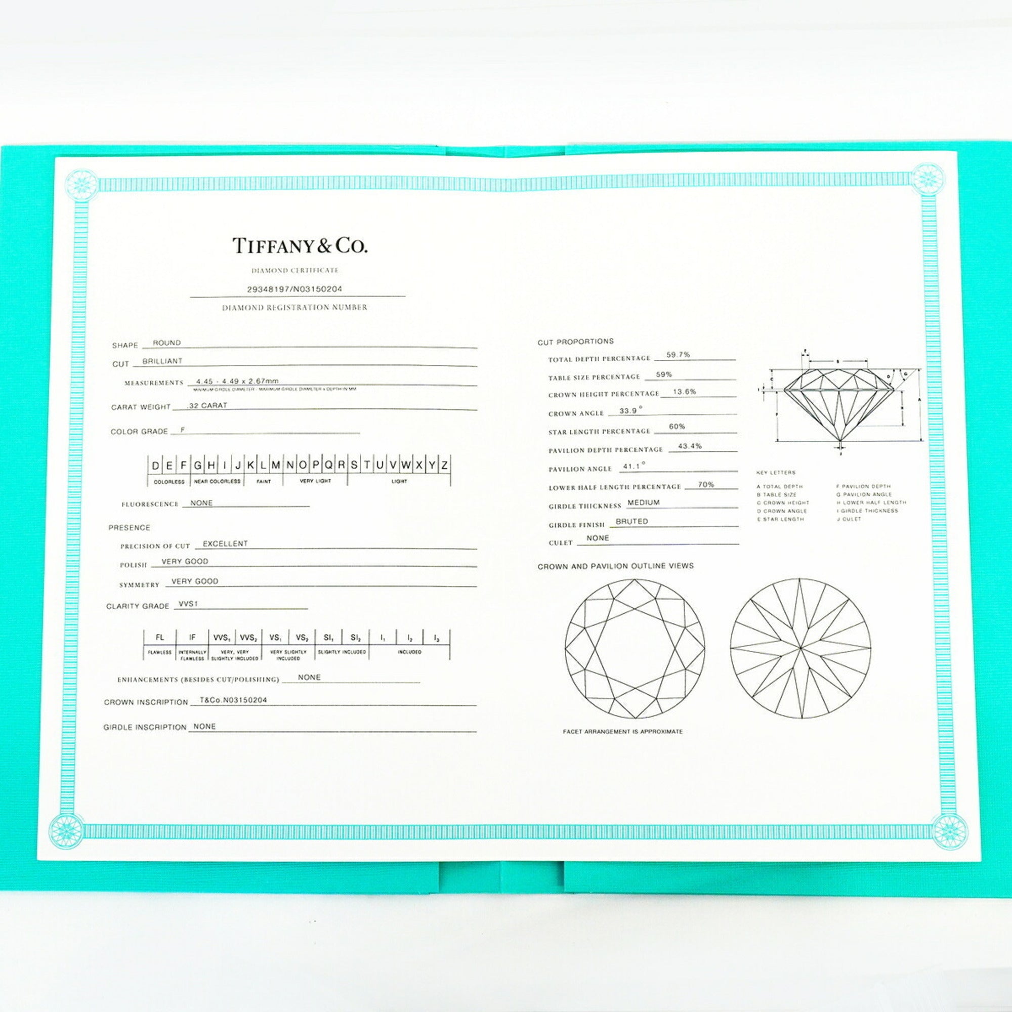 Tiffany Platinum 950 Band Ring (Pre-Owned)