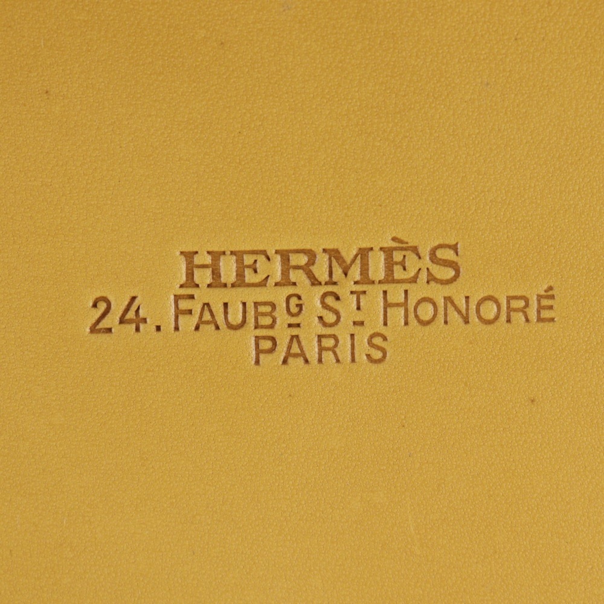 Hermes Black Leather Attaché Case (Pre-Owned)