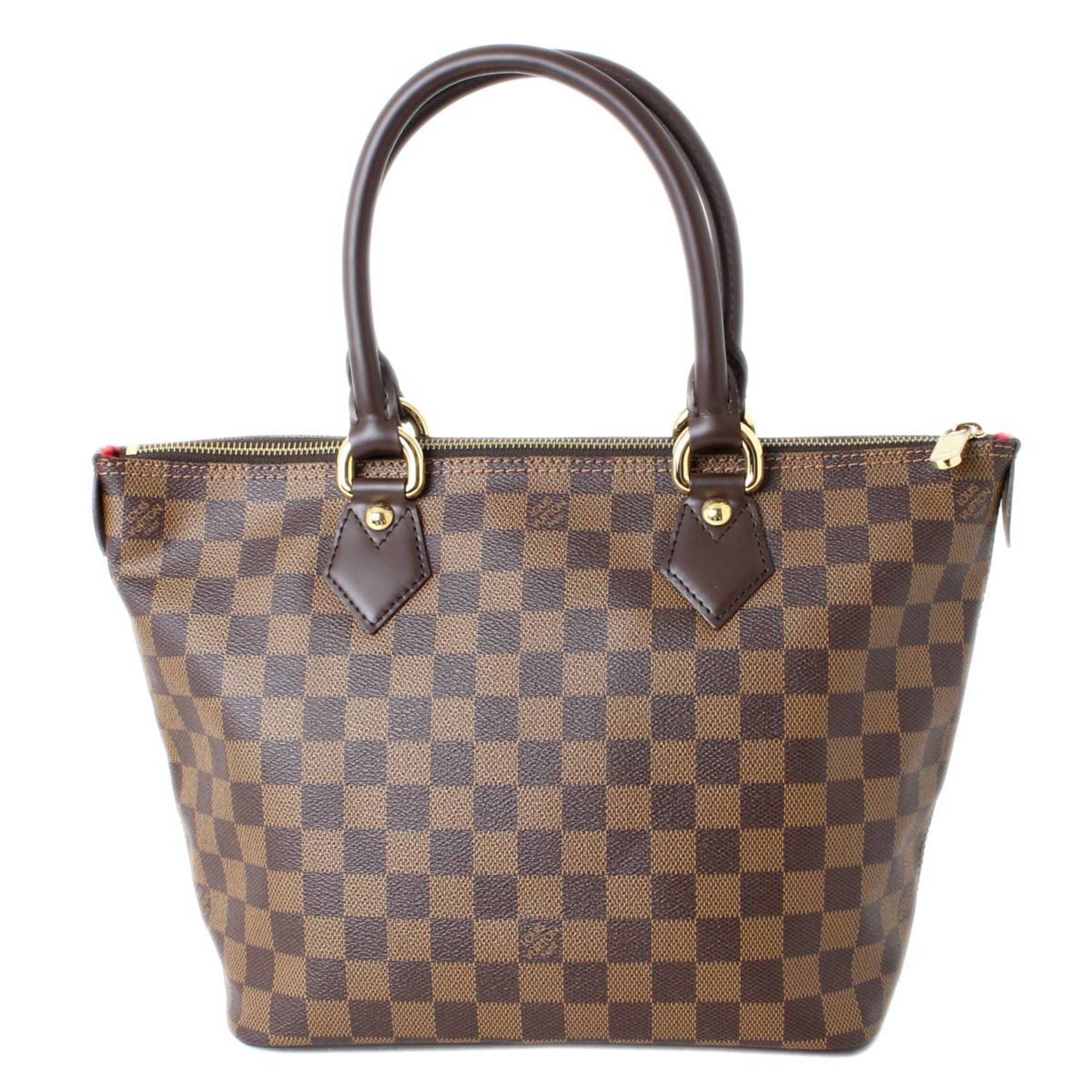 Louis Vuitton Damier Damier Canvas Ebene Handbag (Pre-Owned)