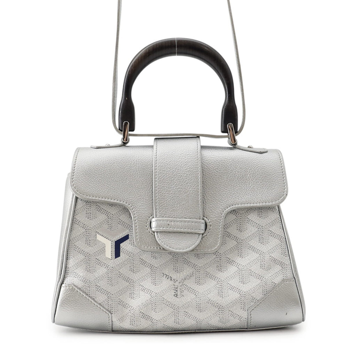 Goyard Silver Pvc Handbag (Pre-Owned)