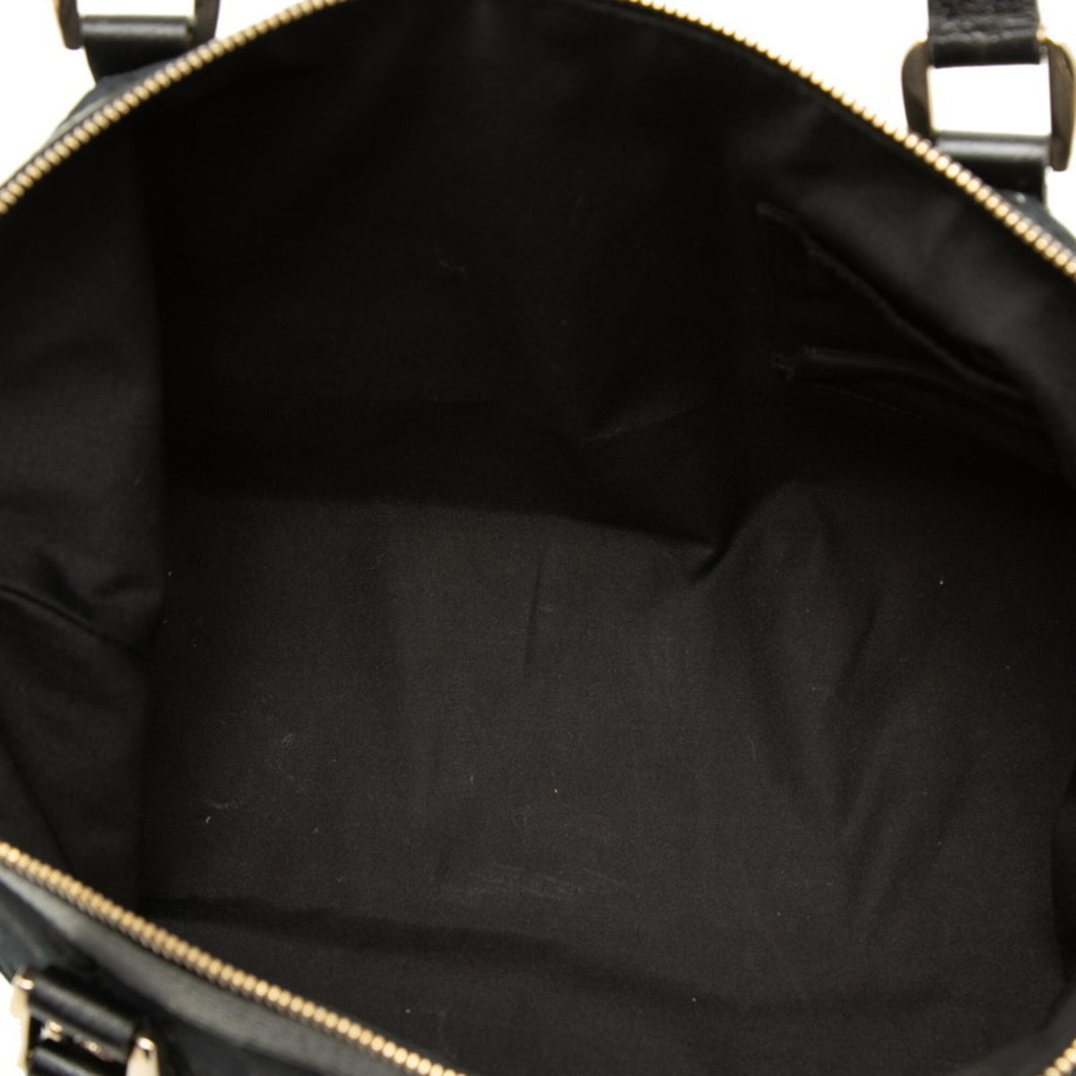 Gucci Black Canvas Leather Handbag Shoulder Bag (Pre-Owned)