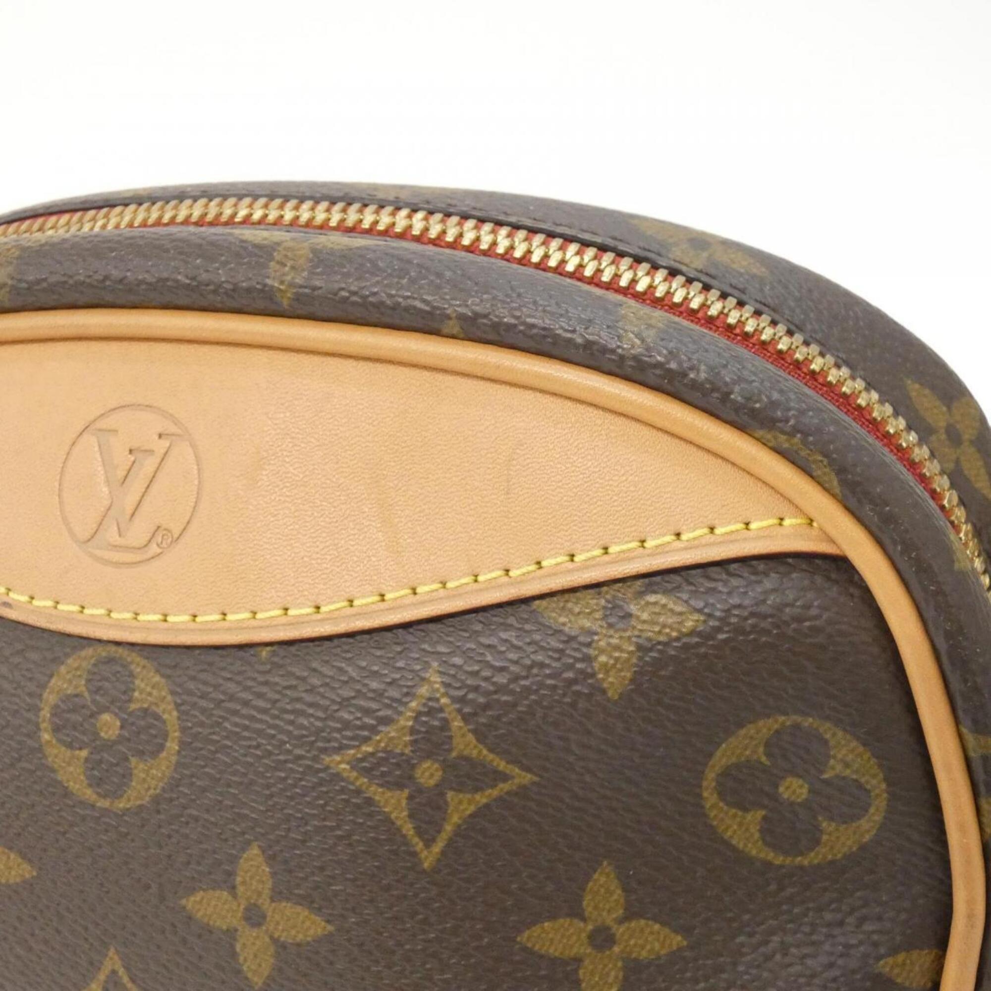 Louis Vuitton Marron Coated Canvas Shoulder Bag (Pre-Owned)