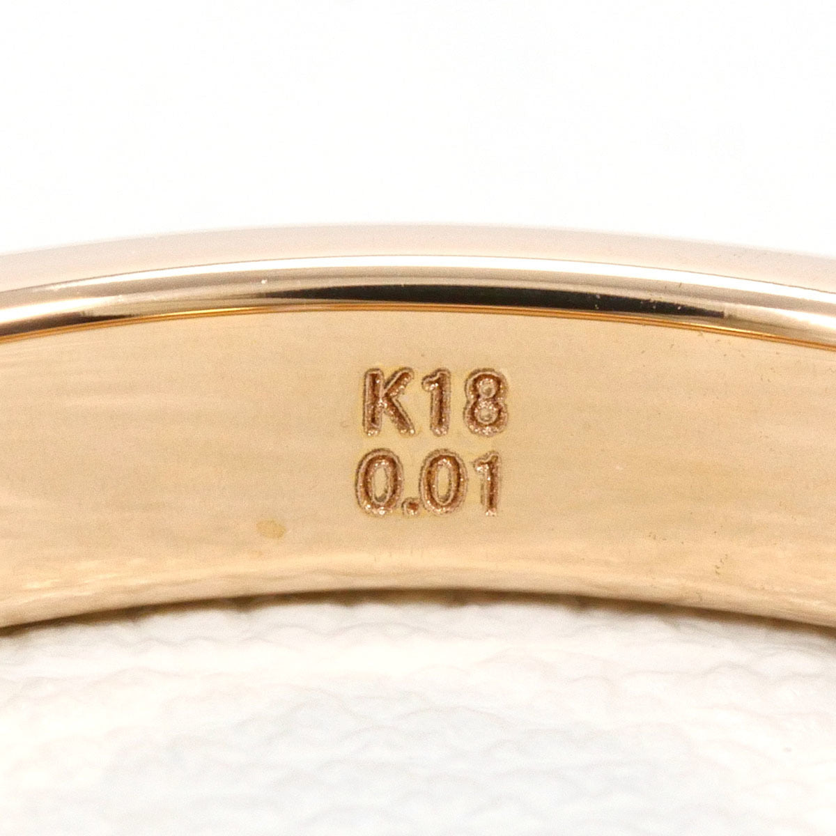 Unbranded Pink Gold Pink Gold (18K) Band Ring (Pre-Owned)