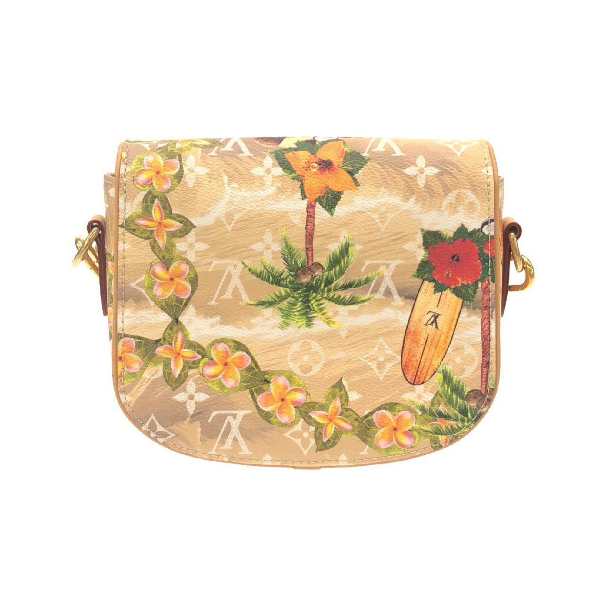 Louis Vuitton Monogram Beige Sable Coated Canvas Shoulder Bag (Pre-Owned)