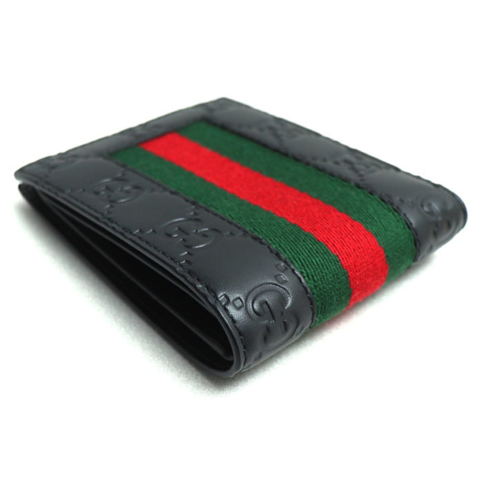 Gucci Black Leather Wallet (Bi-Fold) (Pre-Owned)