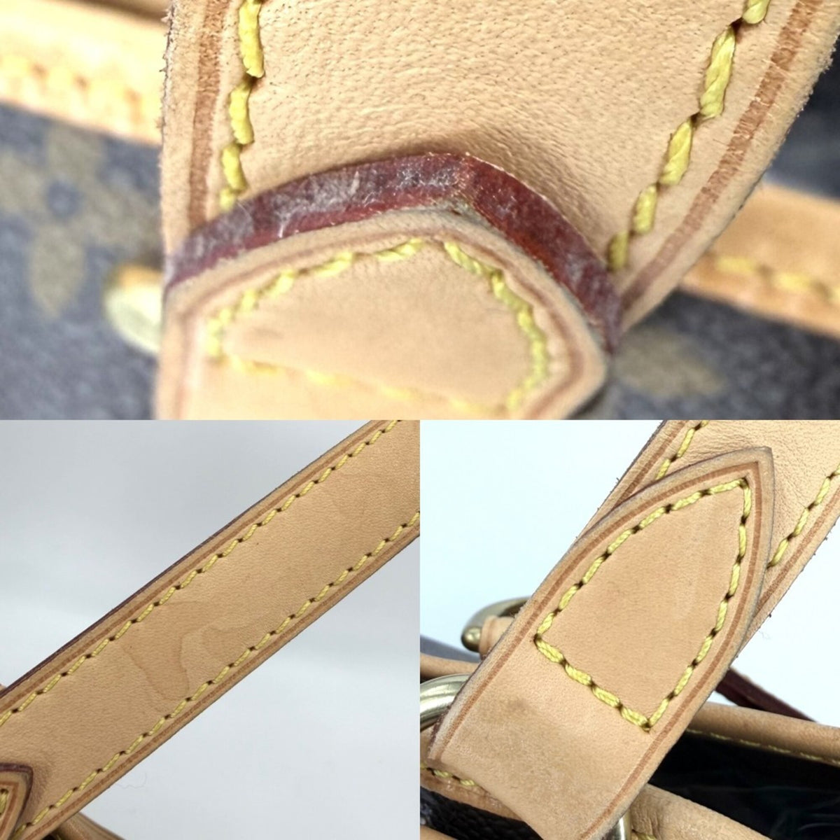 Louis Vuitton Brown Monogram Canvas Handbag Tote Bag (Pre-Owned)