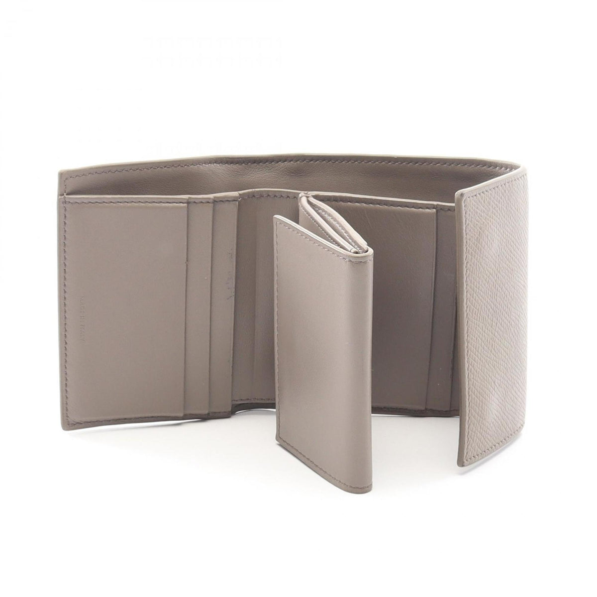 Celine Beige Leather Wallet (Tri-Fold) (Pre-Owned)