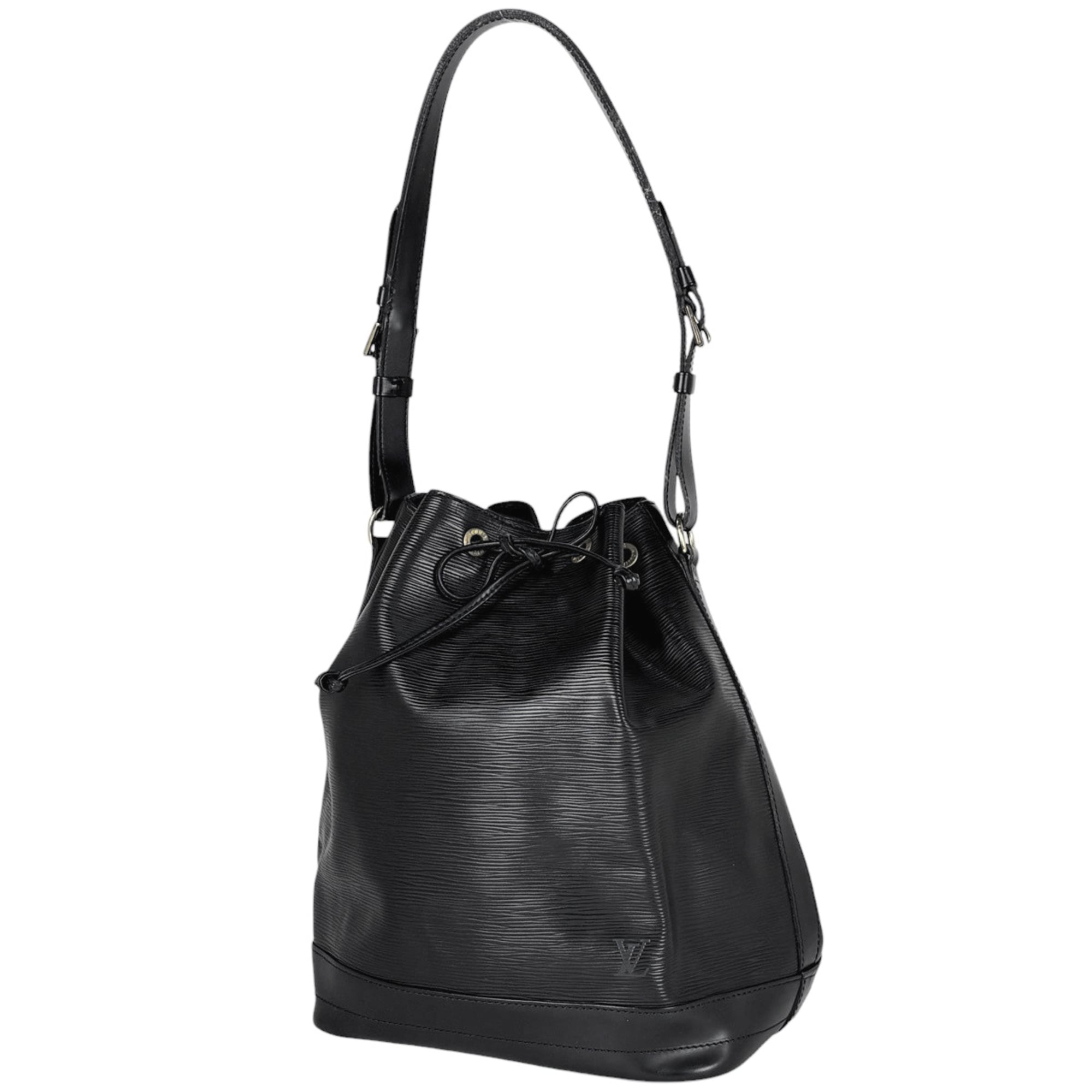 Louis Vuitton Black Noir Epi Leather Shoulder Bag (Pre-Owned)