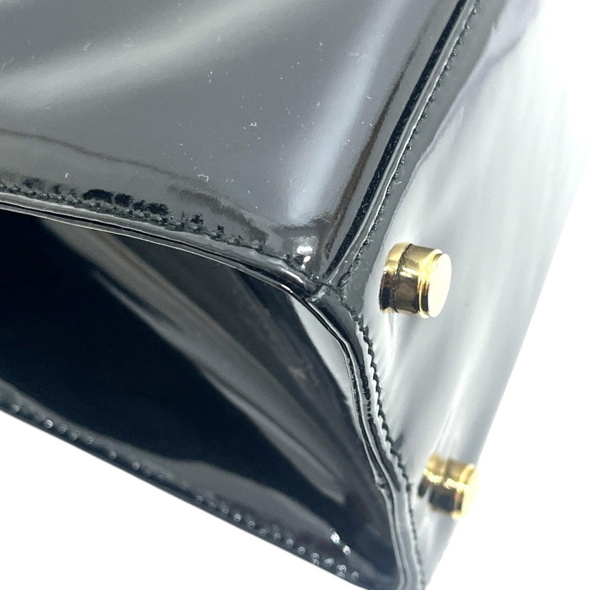 Salvatore Ferragamo Vara Black Leather Shoulder Bag Tote Bag (Pre-Owned)