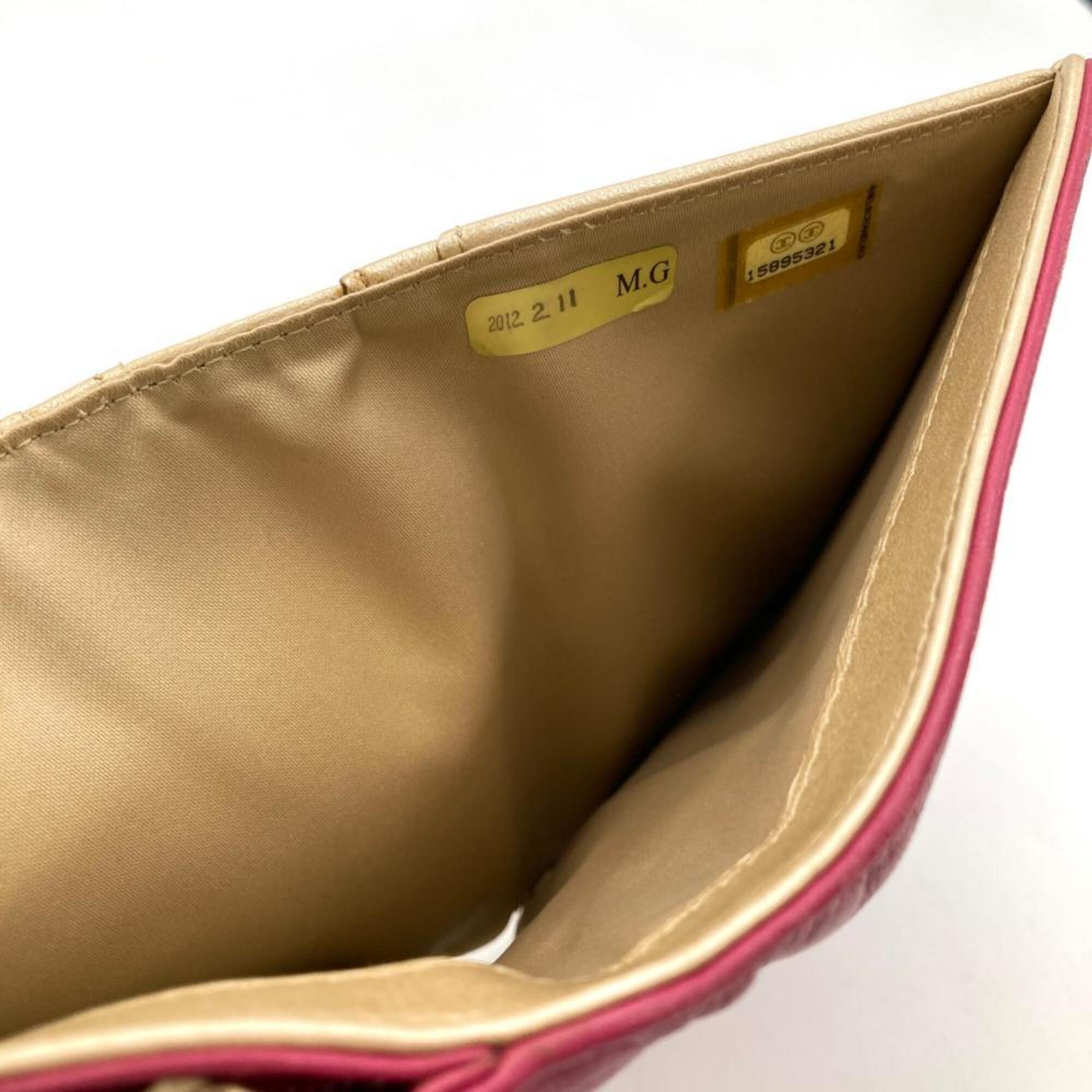 Chanel Black Pink Wallet (Bi-Fold) (Pre-Owned)