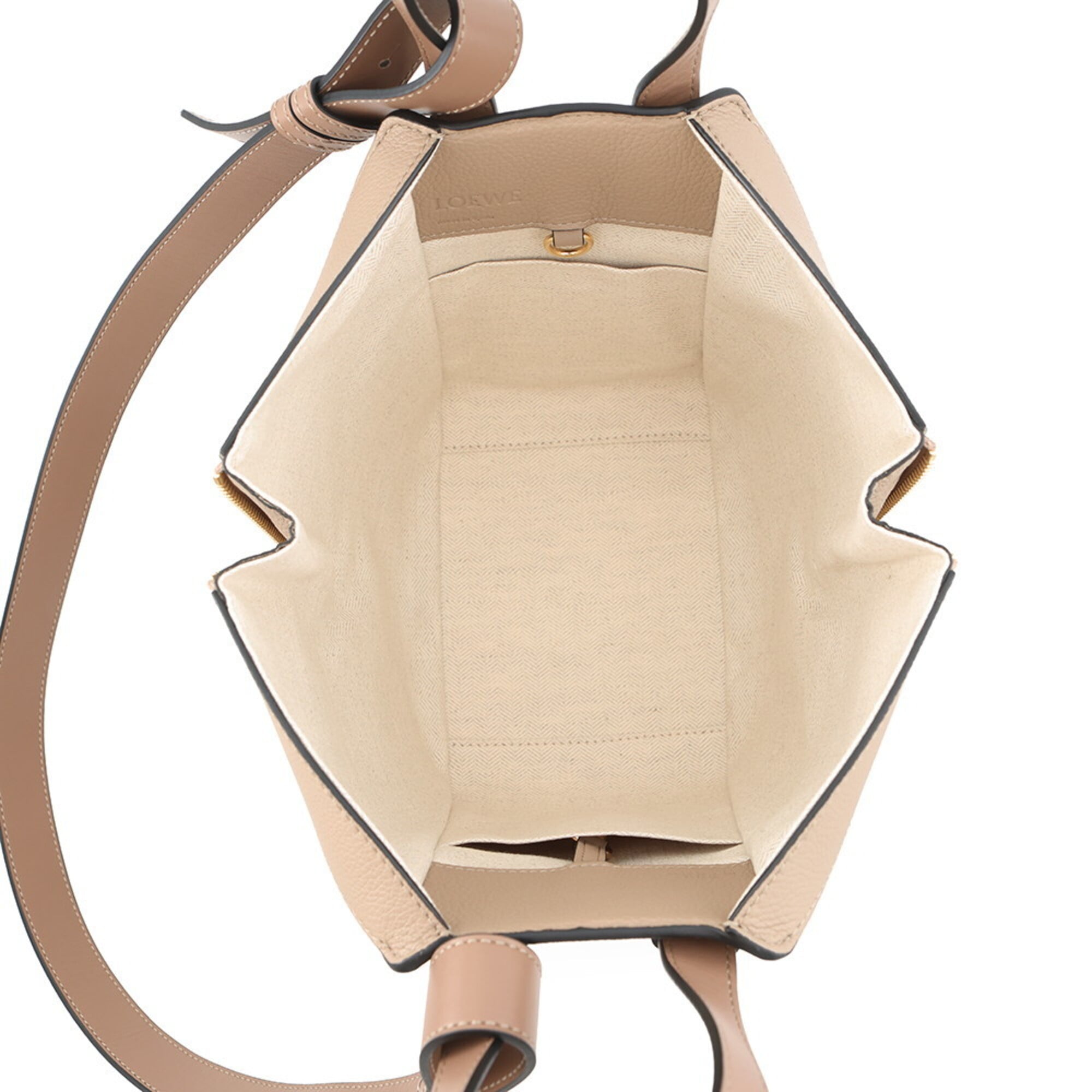 Loewe Beige Sand Leather Handbag (Pre-Owned)