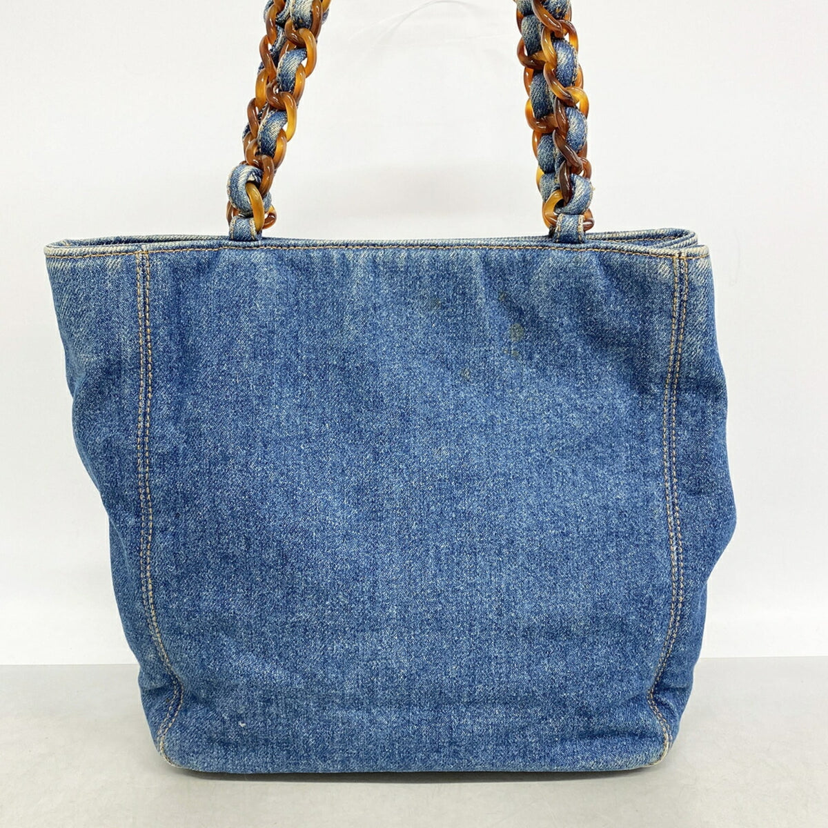 Chanel Blue Denim Tote Bag (Pre-Owned)