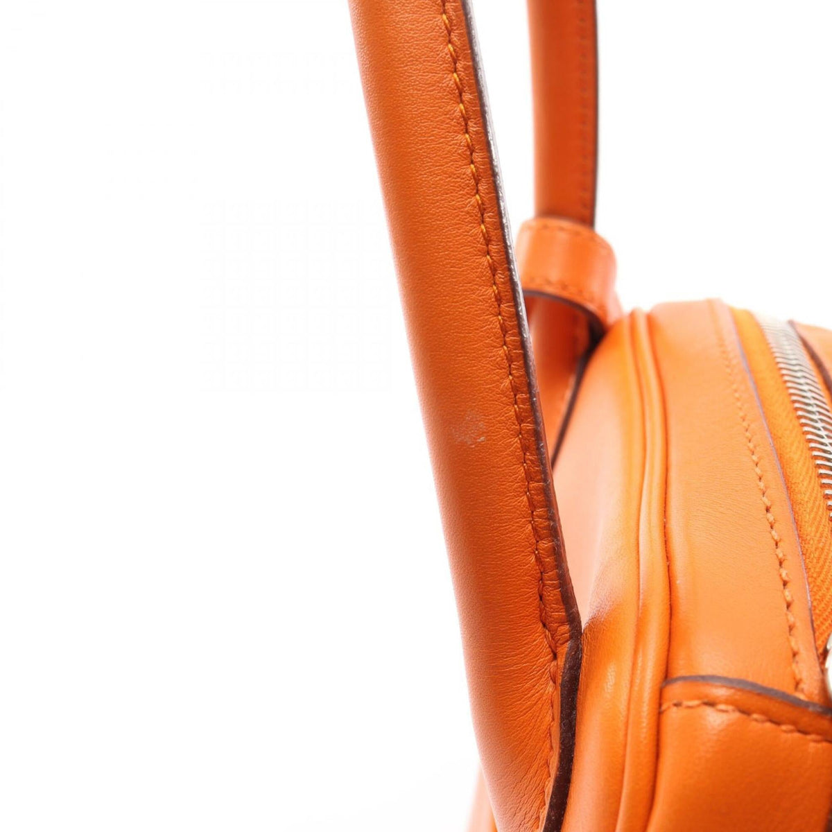 Hermes Orange Swift Leather Handbag Shoulder Bag (Pre-Owned)