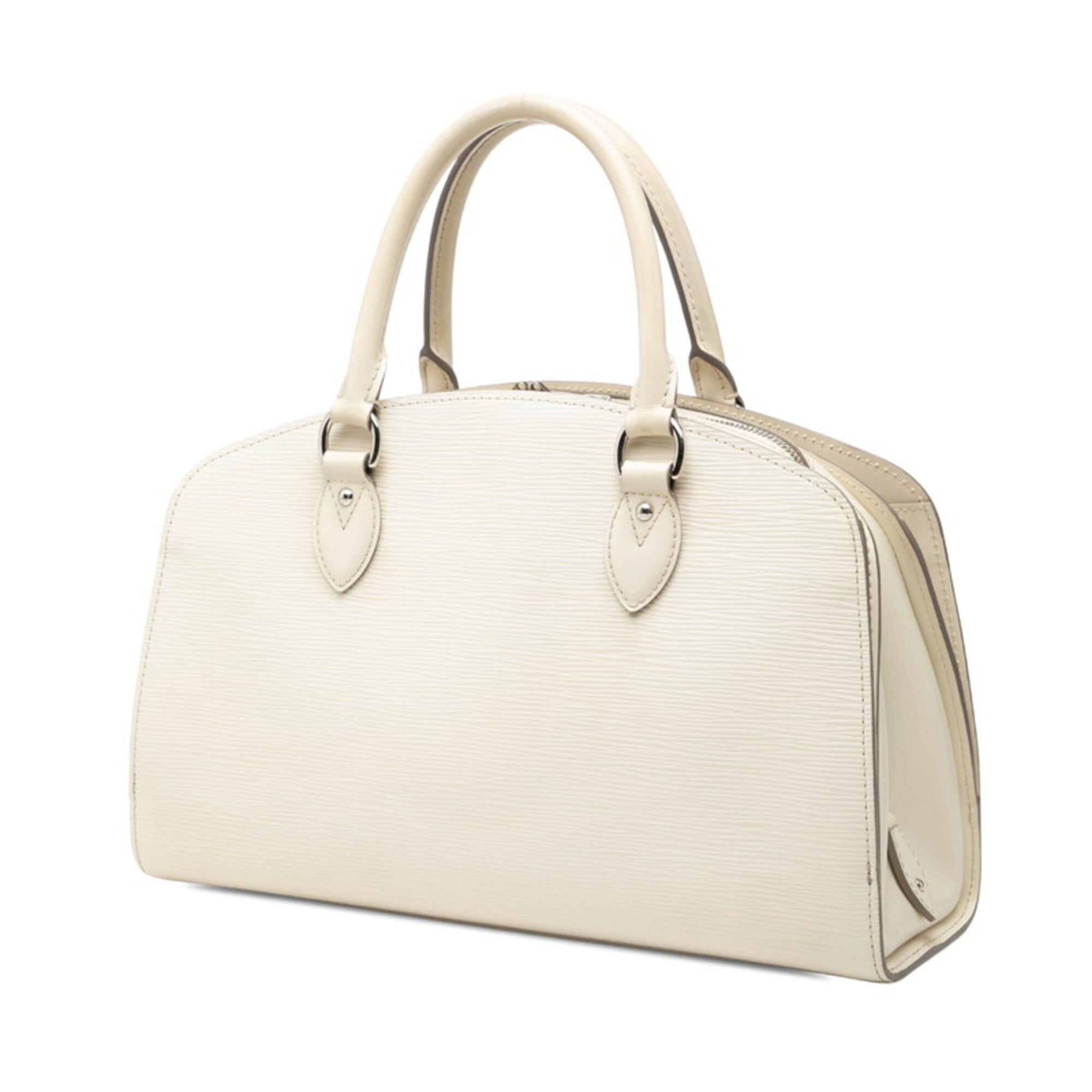 Louis Vuitton Lv Off White White Leather Handbag (Pre-Owned)