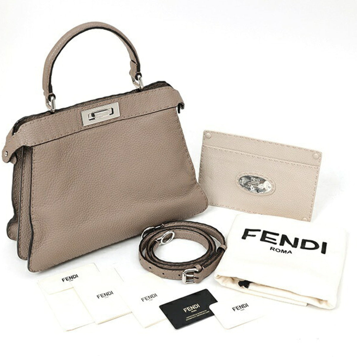 Fendi Grayish Leather (Pre-Owned)